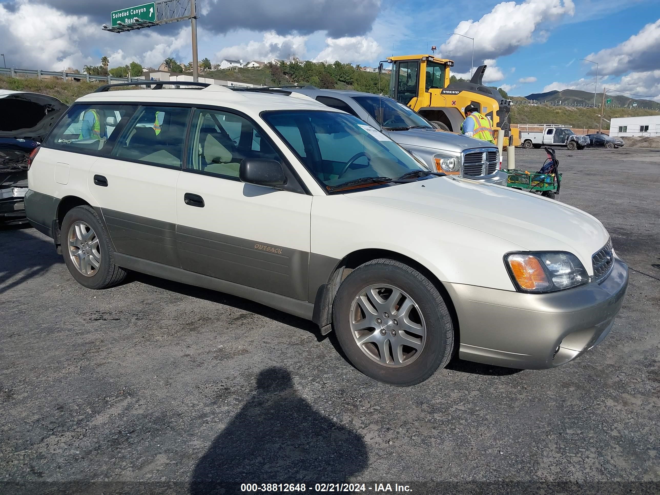 SUBARU OUTBACK 2003 4s3bh675x37625636