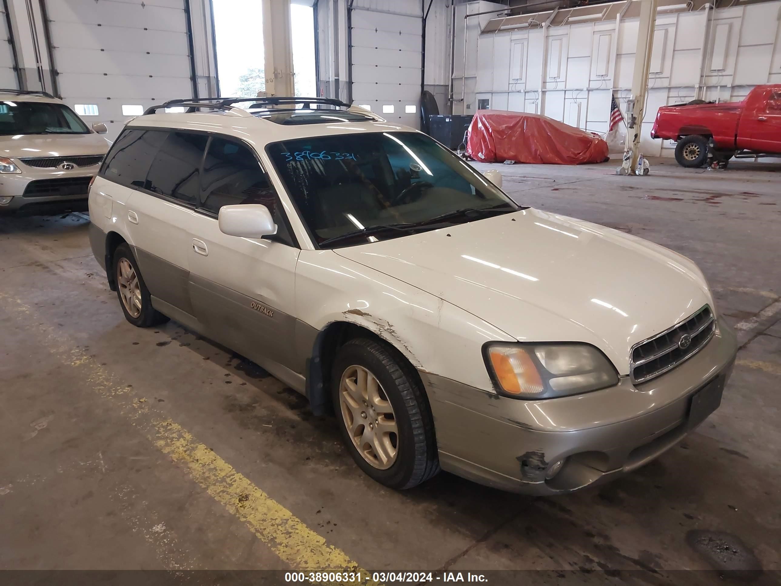 SUBARU OUTBACK 2002 4s3bh686127600078