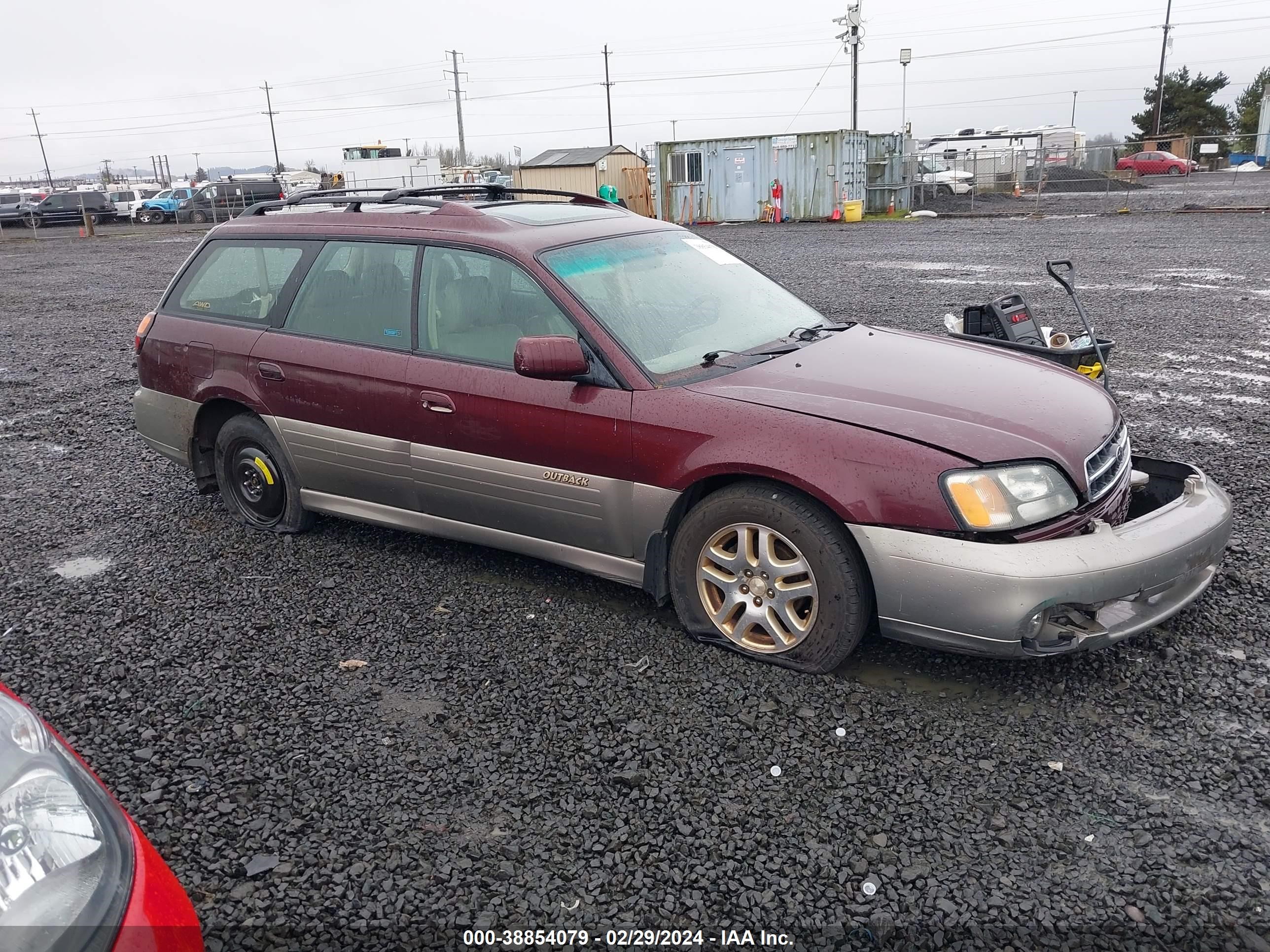 SUBARU OUTBACK 2000 4s3bh6861y7604818