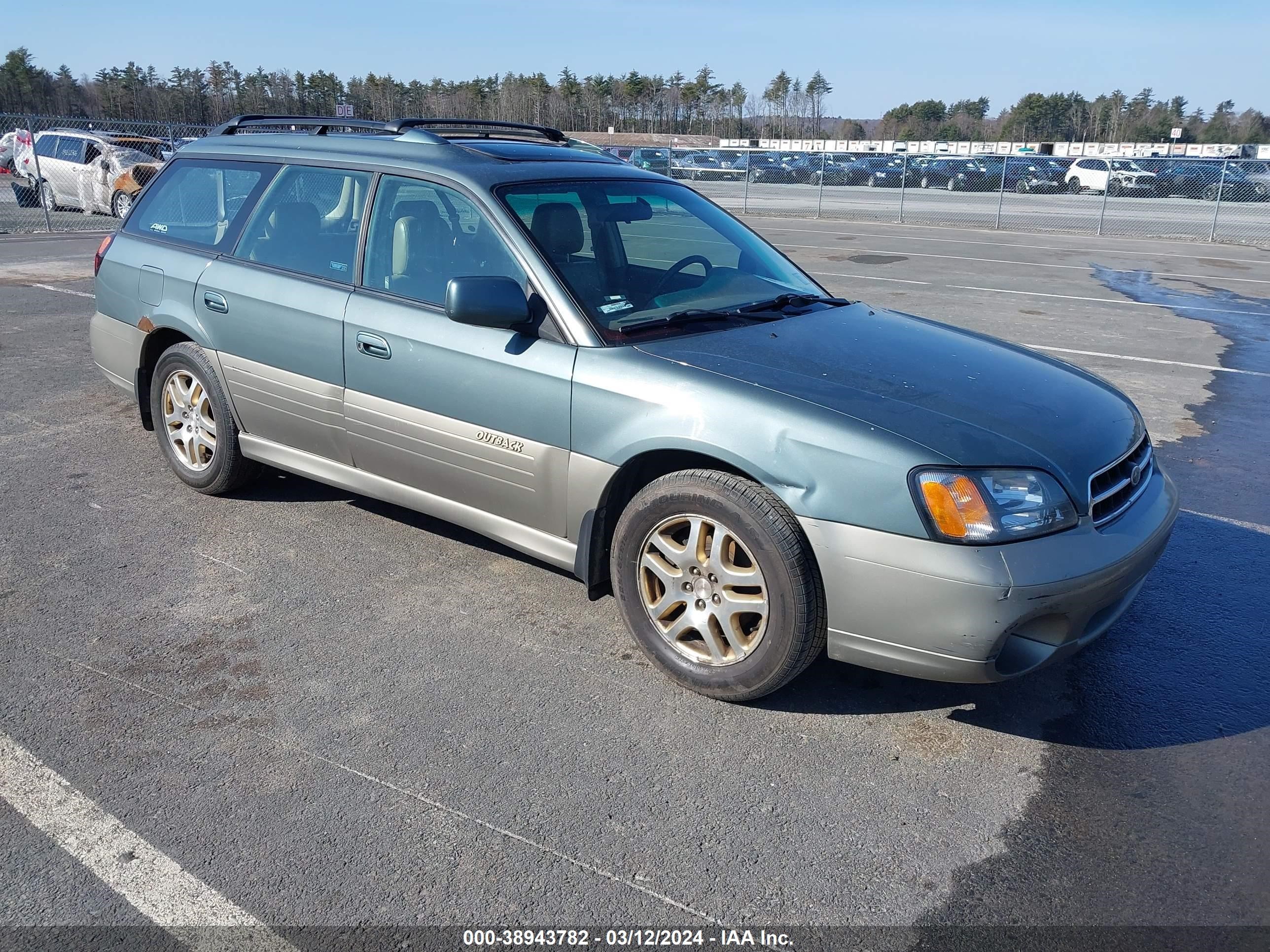 SUBARU OUTBACK 2001 4s3bh686416672638