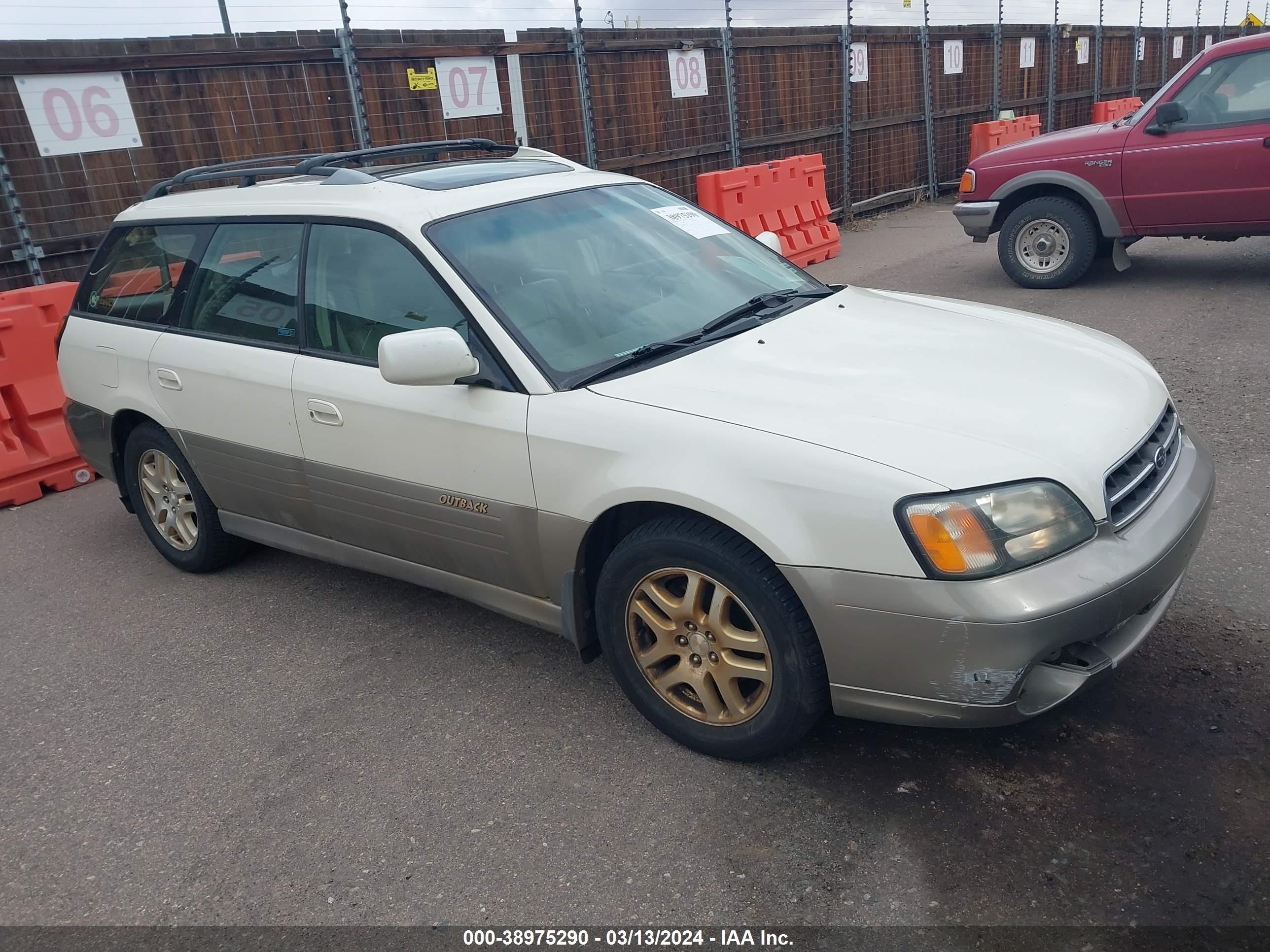 SUBARU OUTBACK 2002 4s3bh686727654422