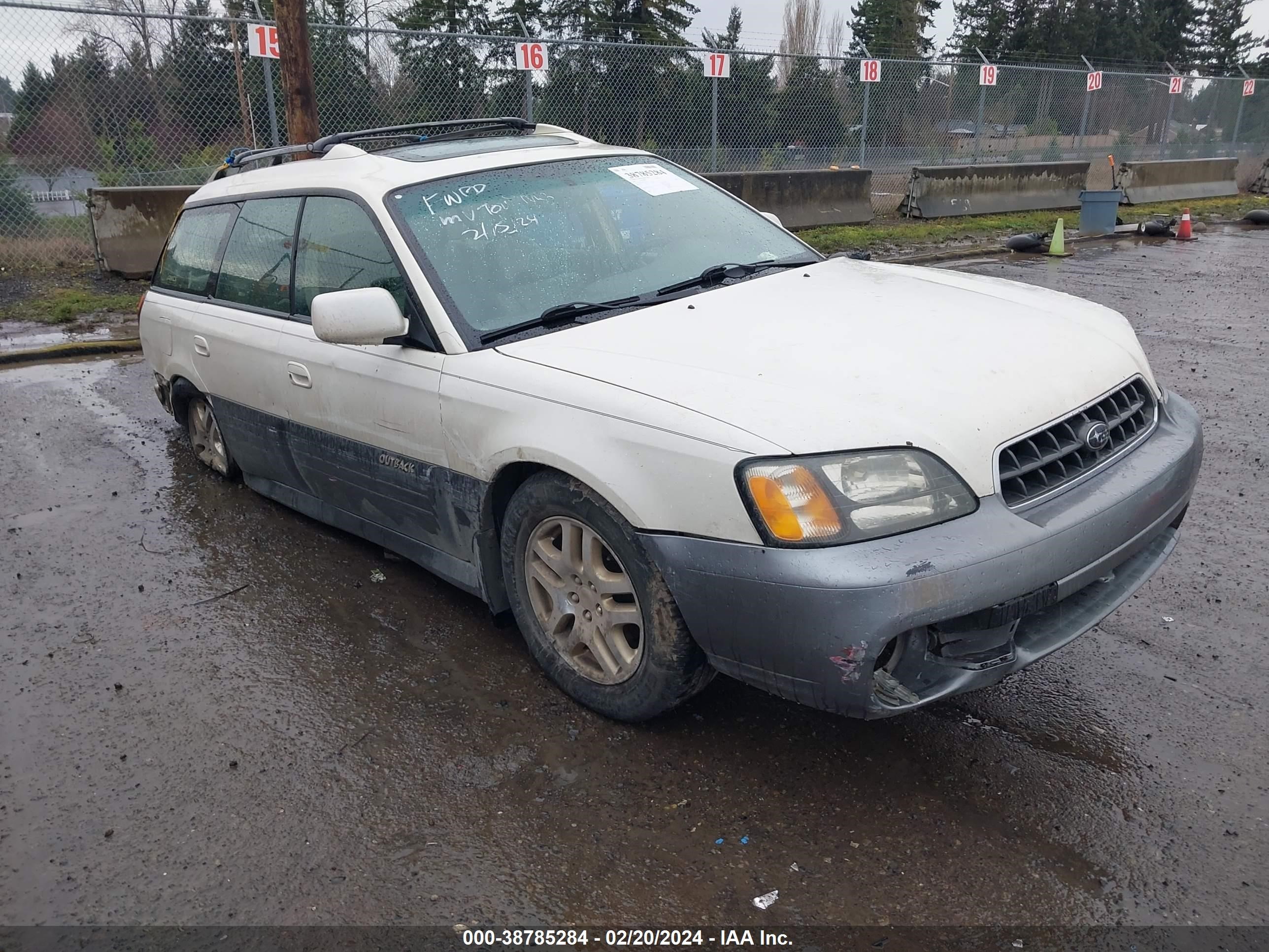 SUBARU OUTBACK 2003 4s3bh686837653703