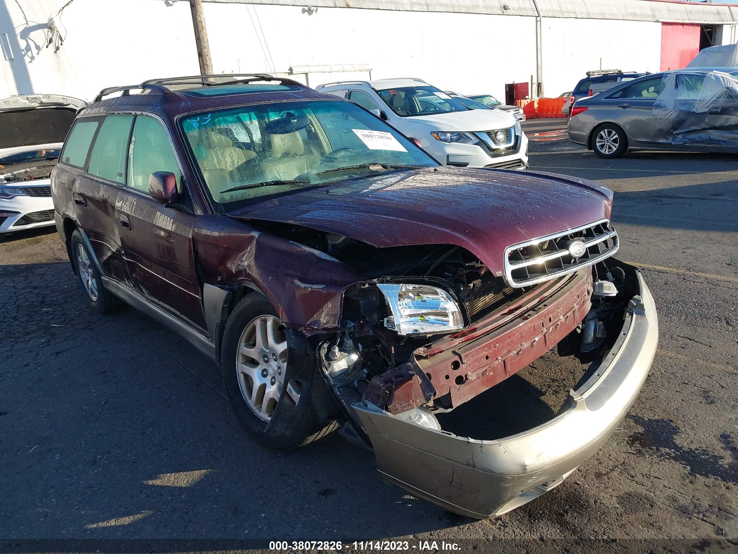 SUBARU LEGACY 2001 4s3bh686x17630209