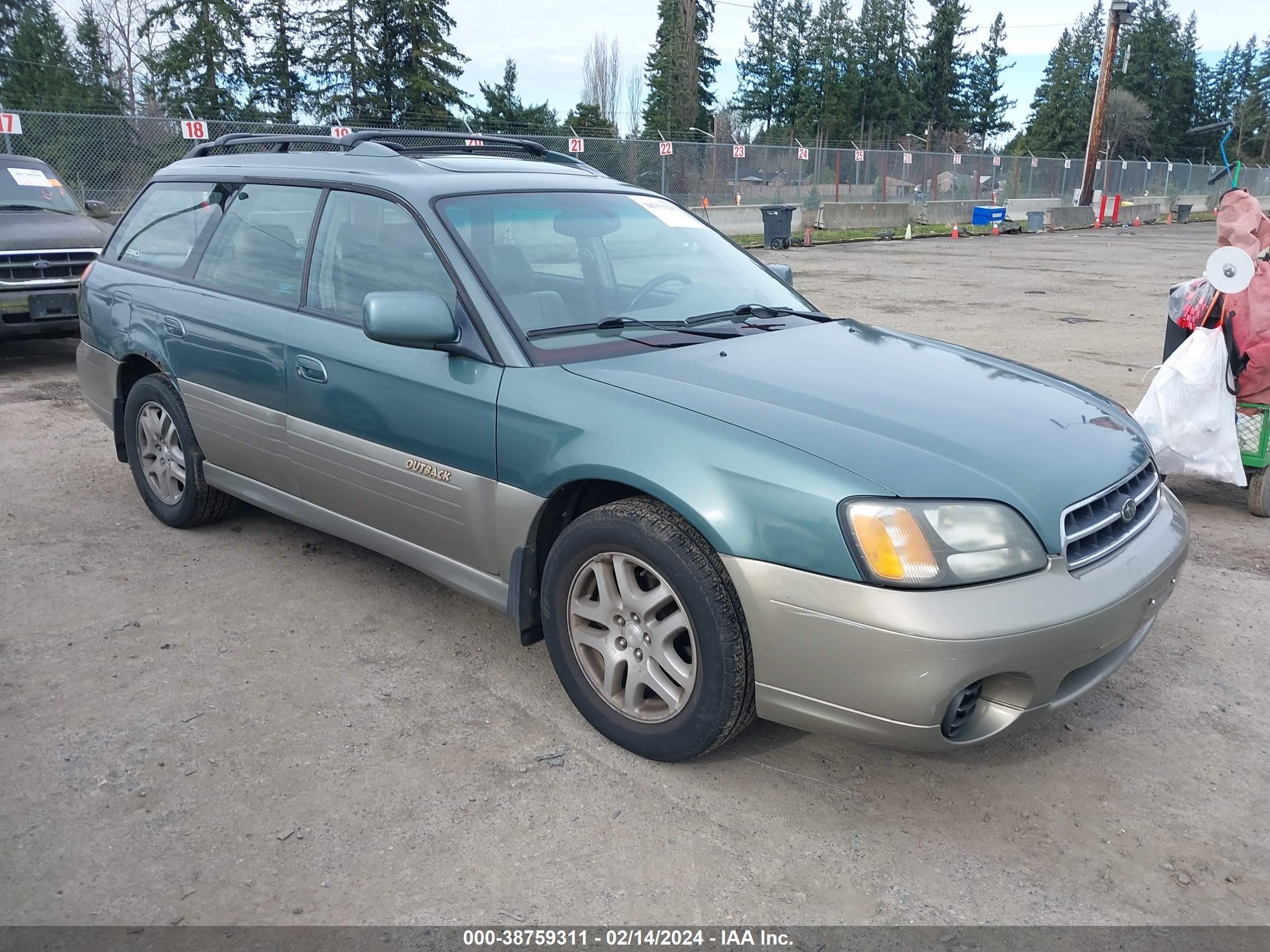 SUBARU OUTBACK 2001 4s3bh686x17632719