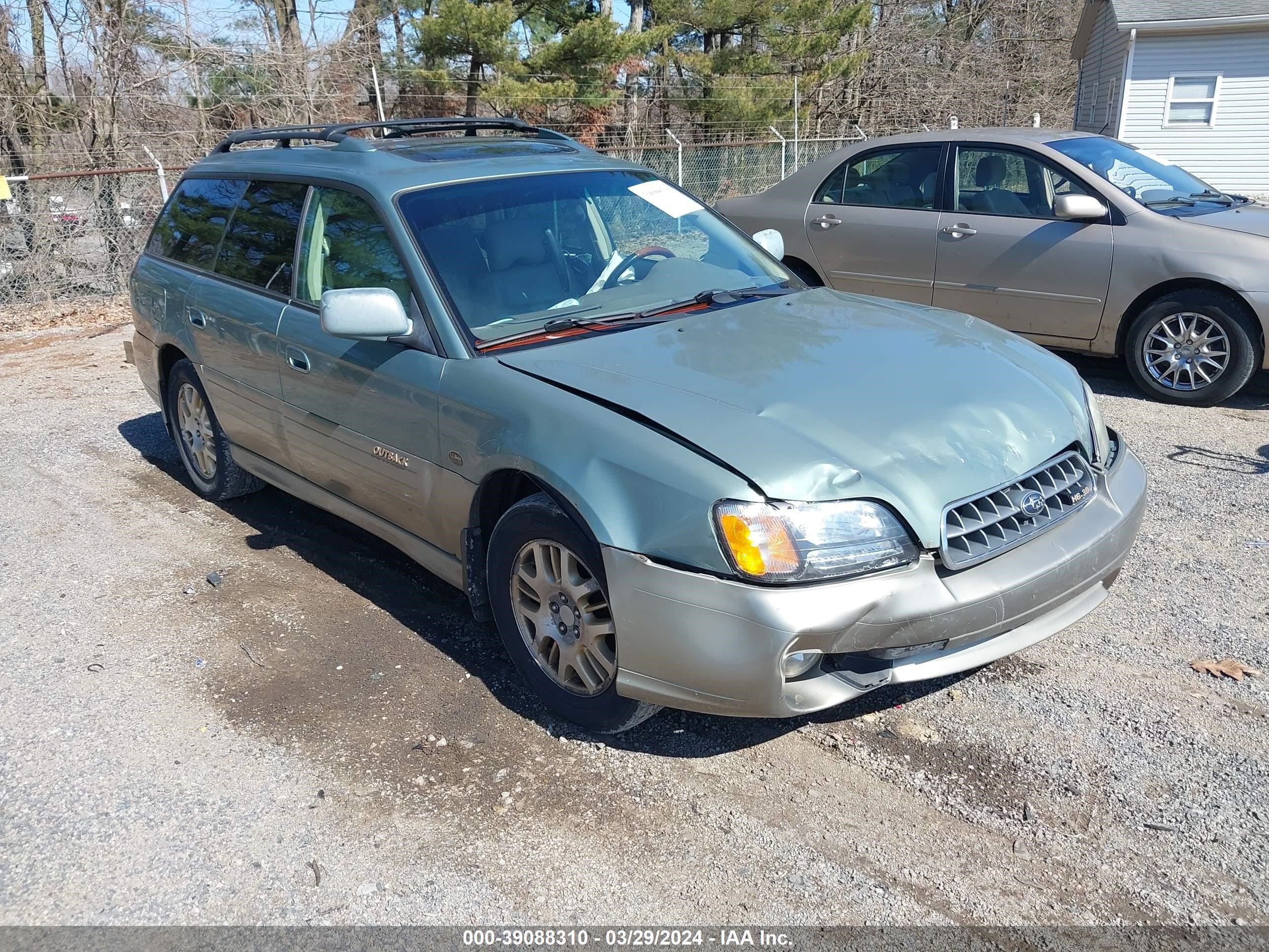 SUBARU OUTBACK 2003 4s3bh806137609906