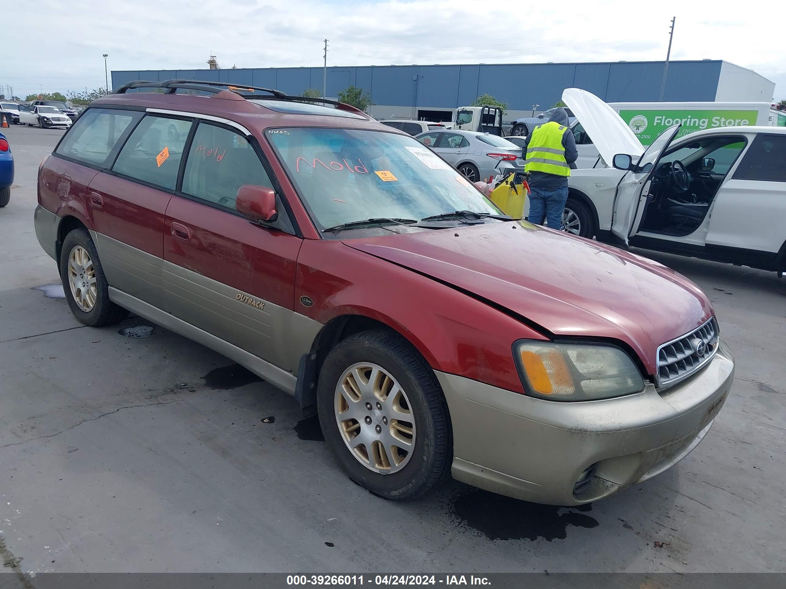 SUBARU OUTBACK 2003 4s3bh806237608389