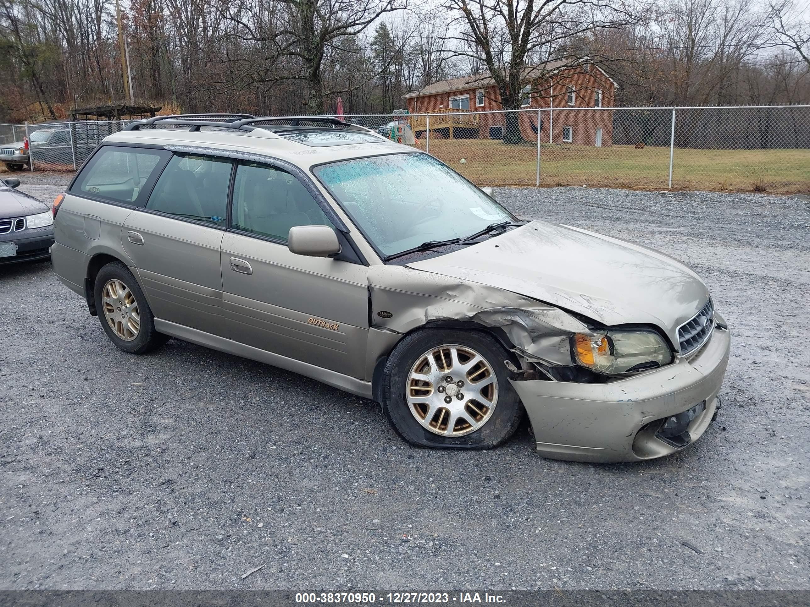 SUBARU LEGACY 2003 4s3bh806237615391