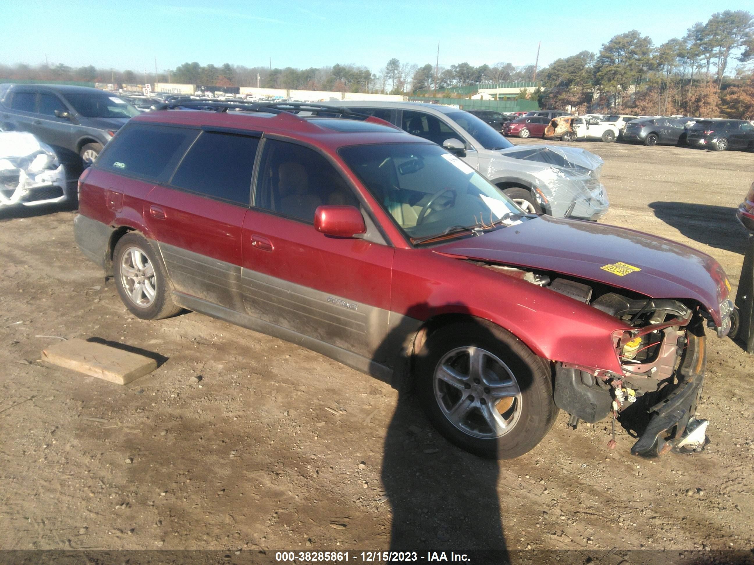 SUBARU OUTBACK 2004 4s3bh806247612590