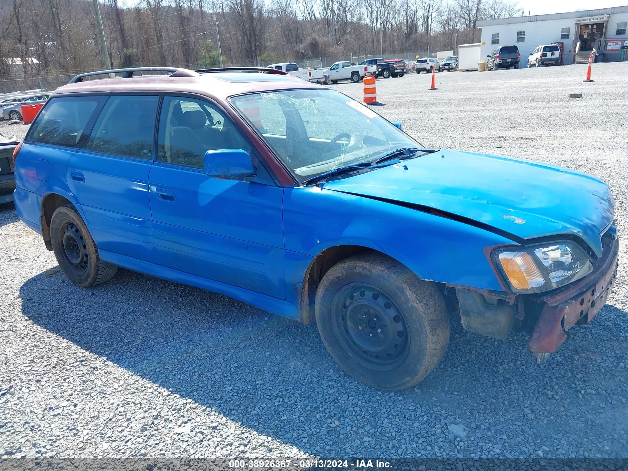 SUBARU LEGACY 2002 4s3bh806327620680