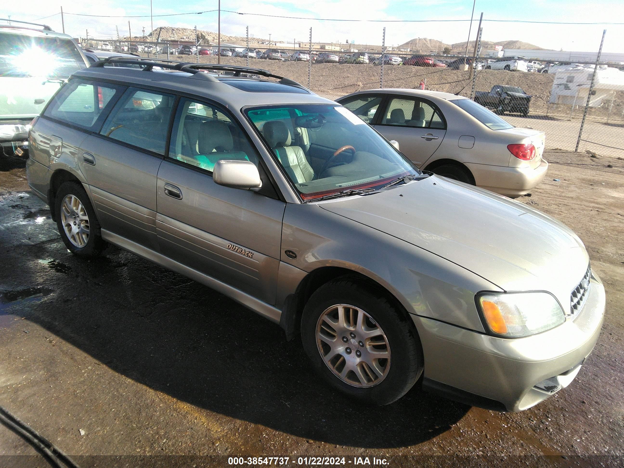 SUBARU LEGACY 2003 4s3bh806637621811