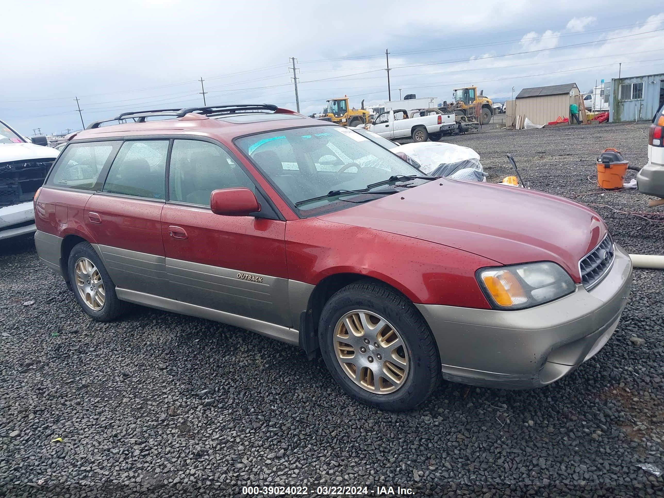 SUBARU OUTBACK 2003 4s3bh806737625947