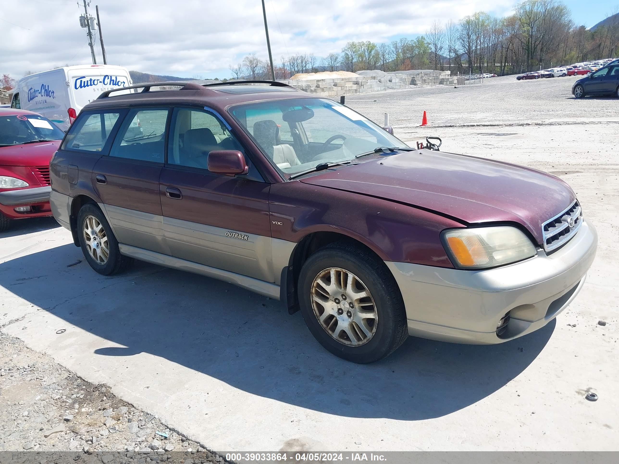 SUBARU OUTBACK 2001 4s3bh896017636322