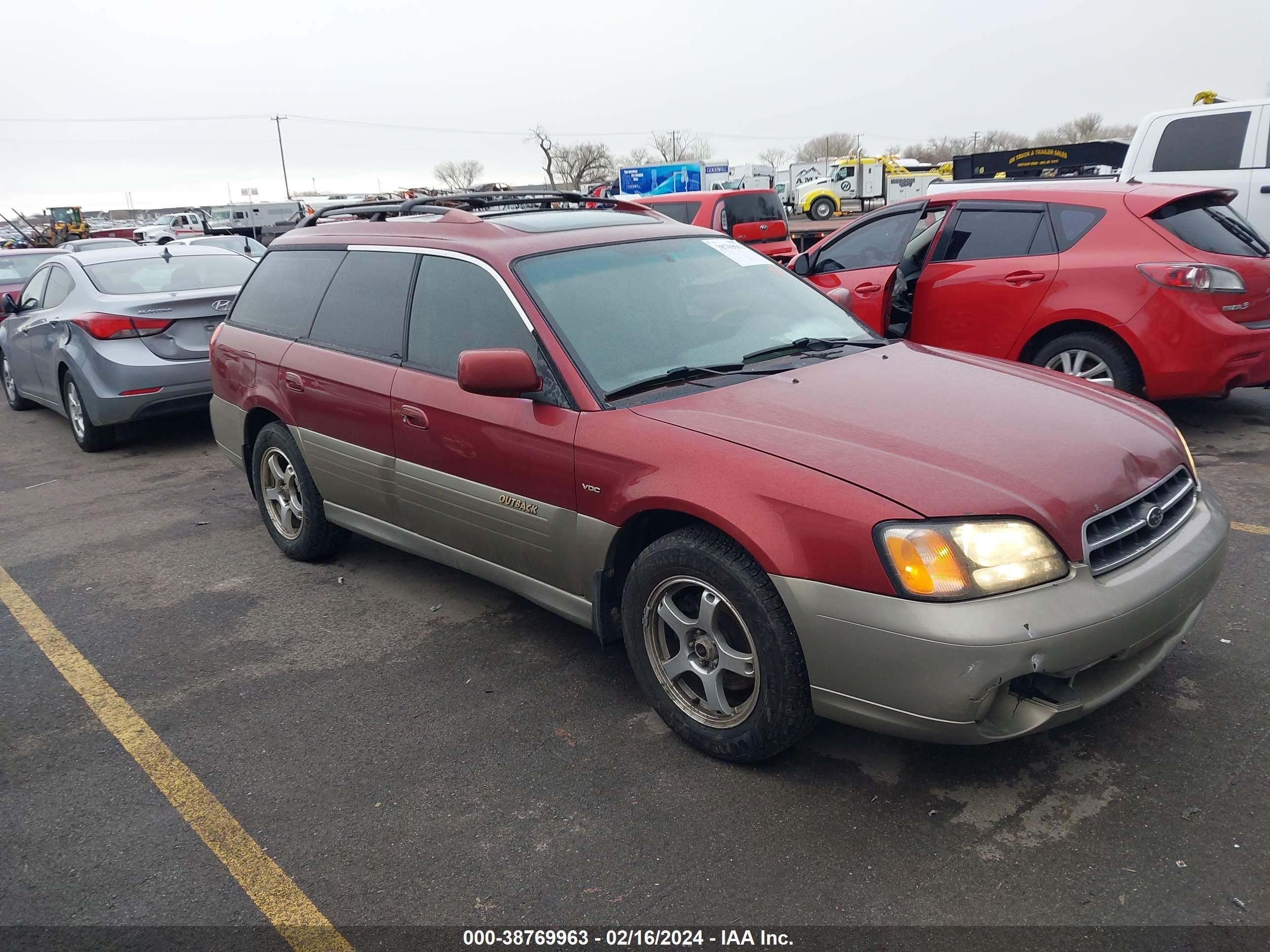 SUBARU OUTBACK 2002 4s3bh896027645085