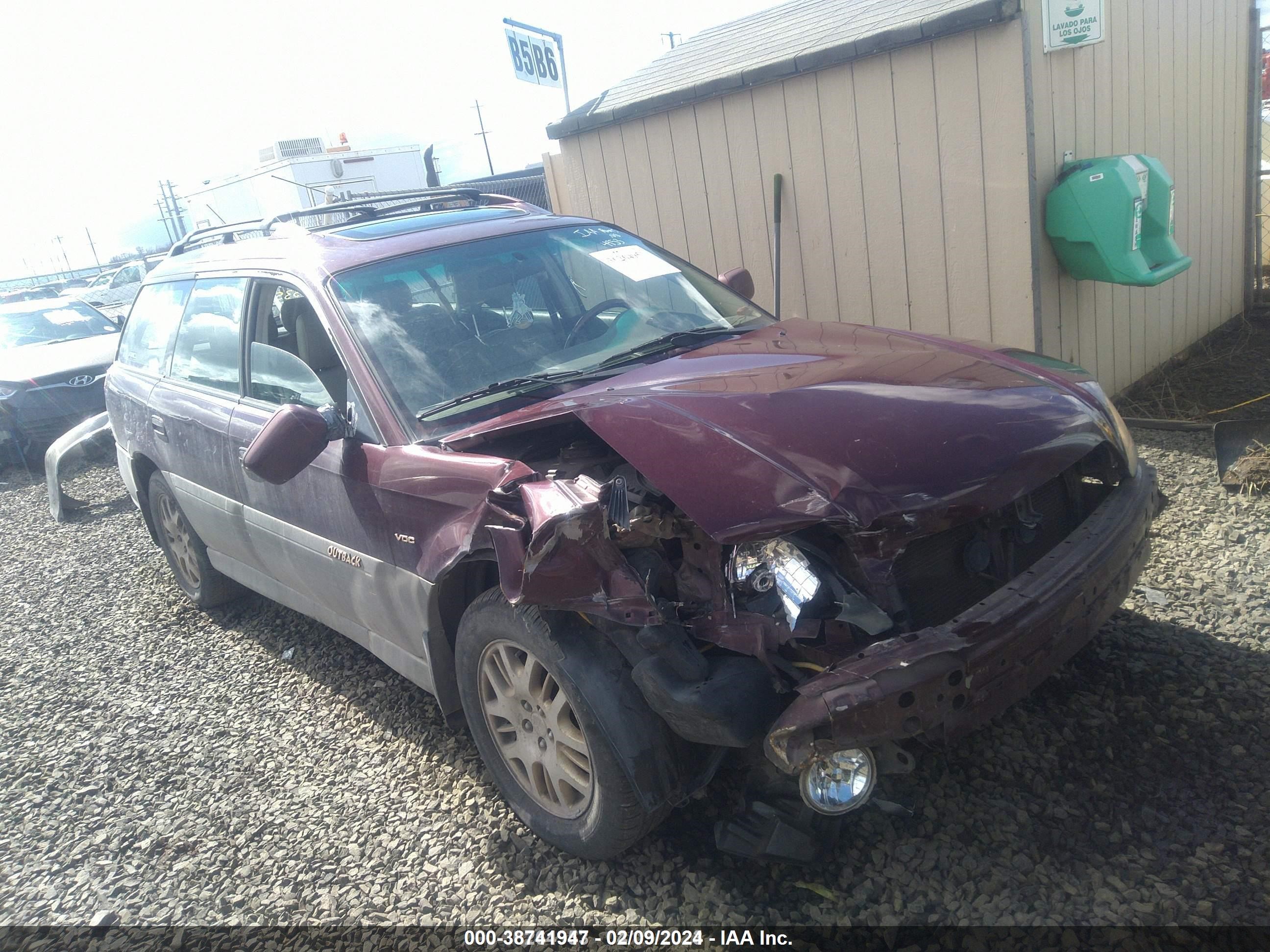 SUBARU LEGACY 2001 4s3bh896417622102