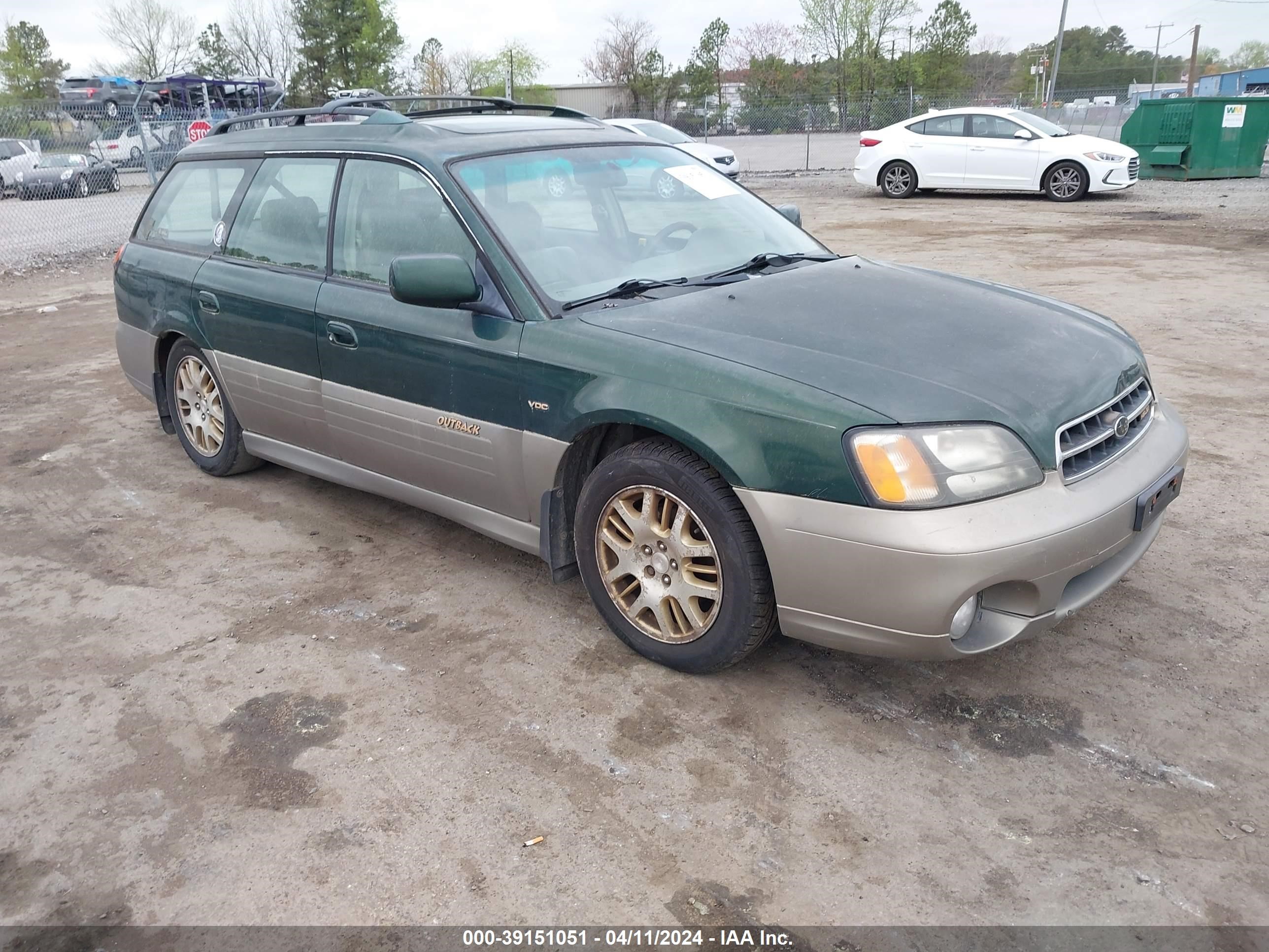 SUBARU OUTBACK 2001 4s3bh896717644563