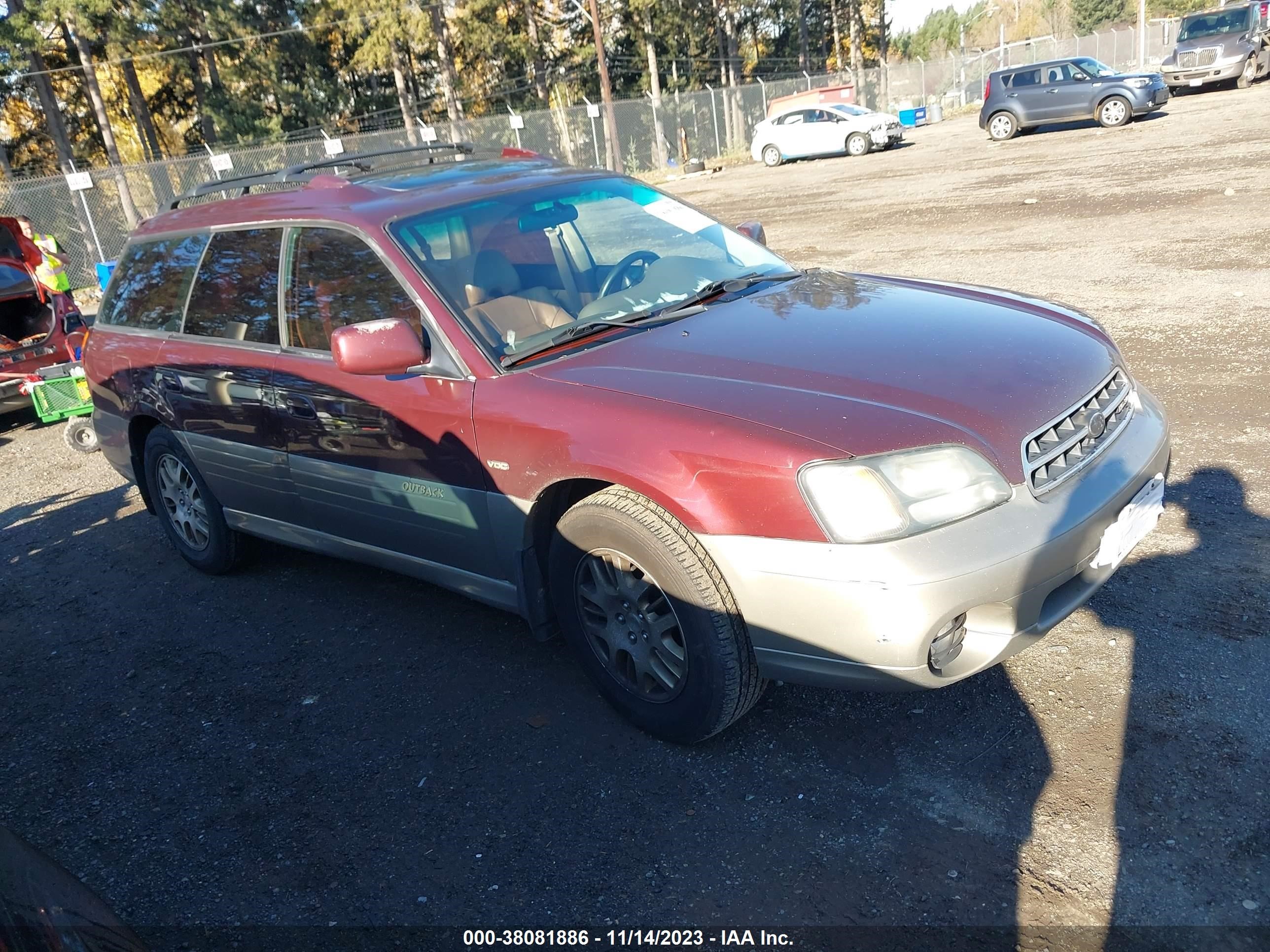 SUBARU LEGACY 2001 4s3bh896717650329