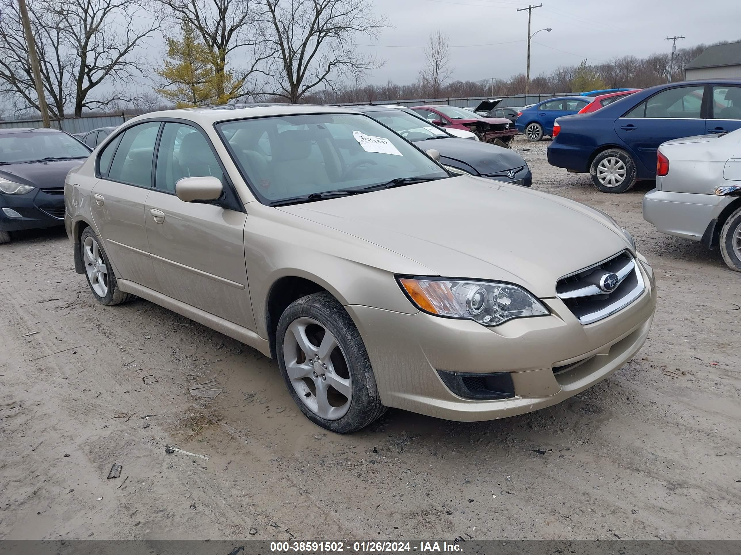 SUBARU LEGACY 2008 4s3bl616087217007