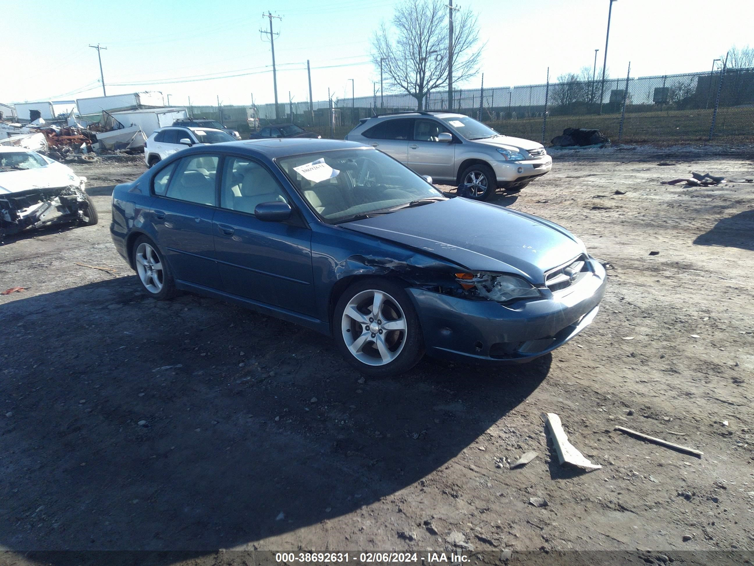 SUBARU LEGACY 2007 4s3bl616377213757