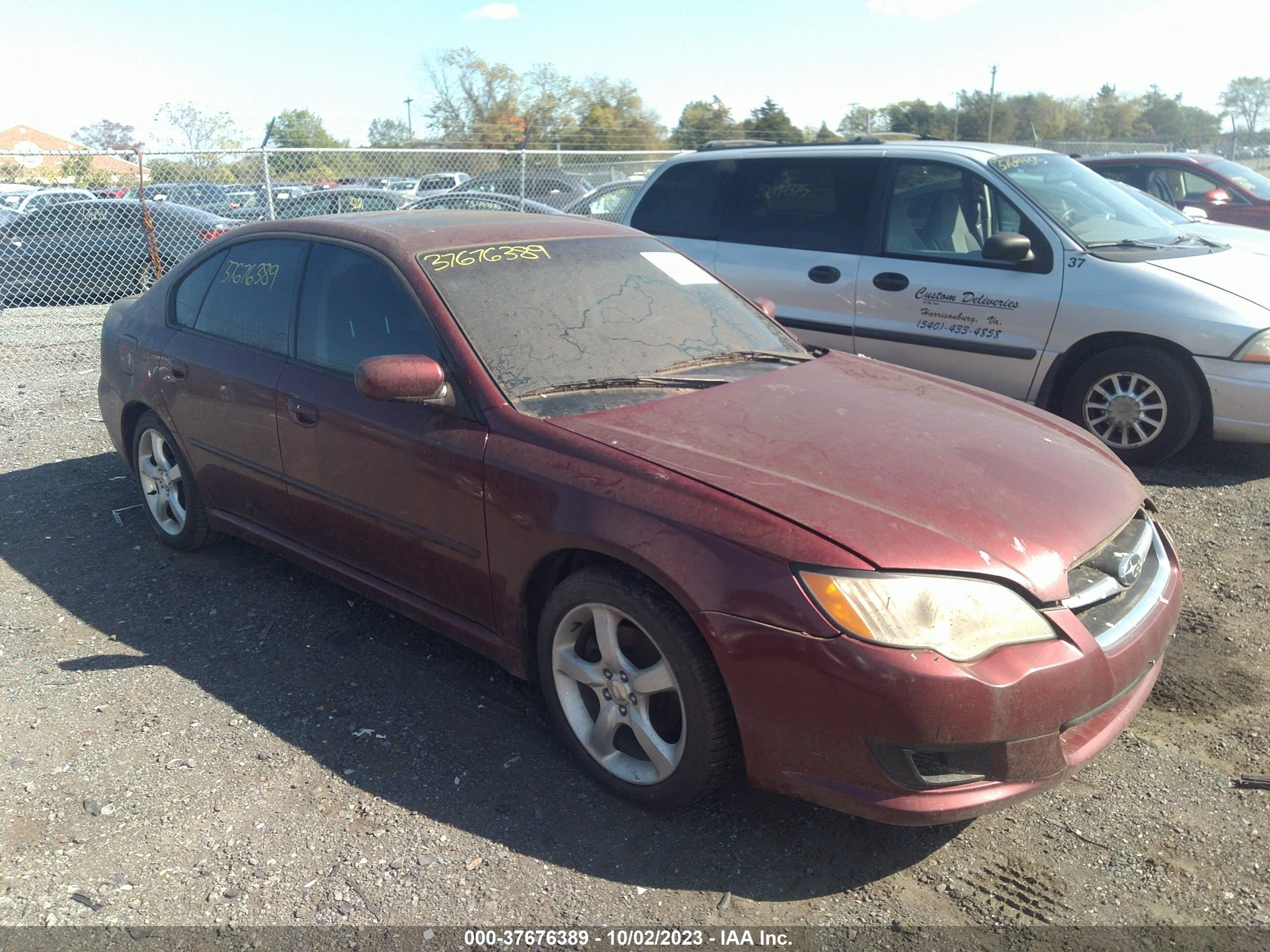 SUBARU LEGACY 2009 4s3bl616497236239