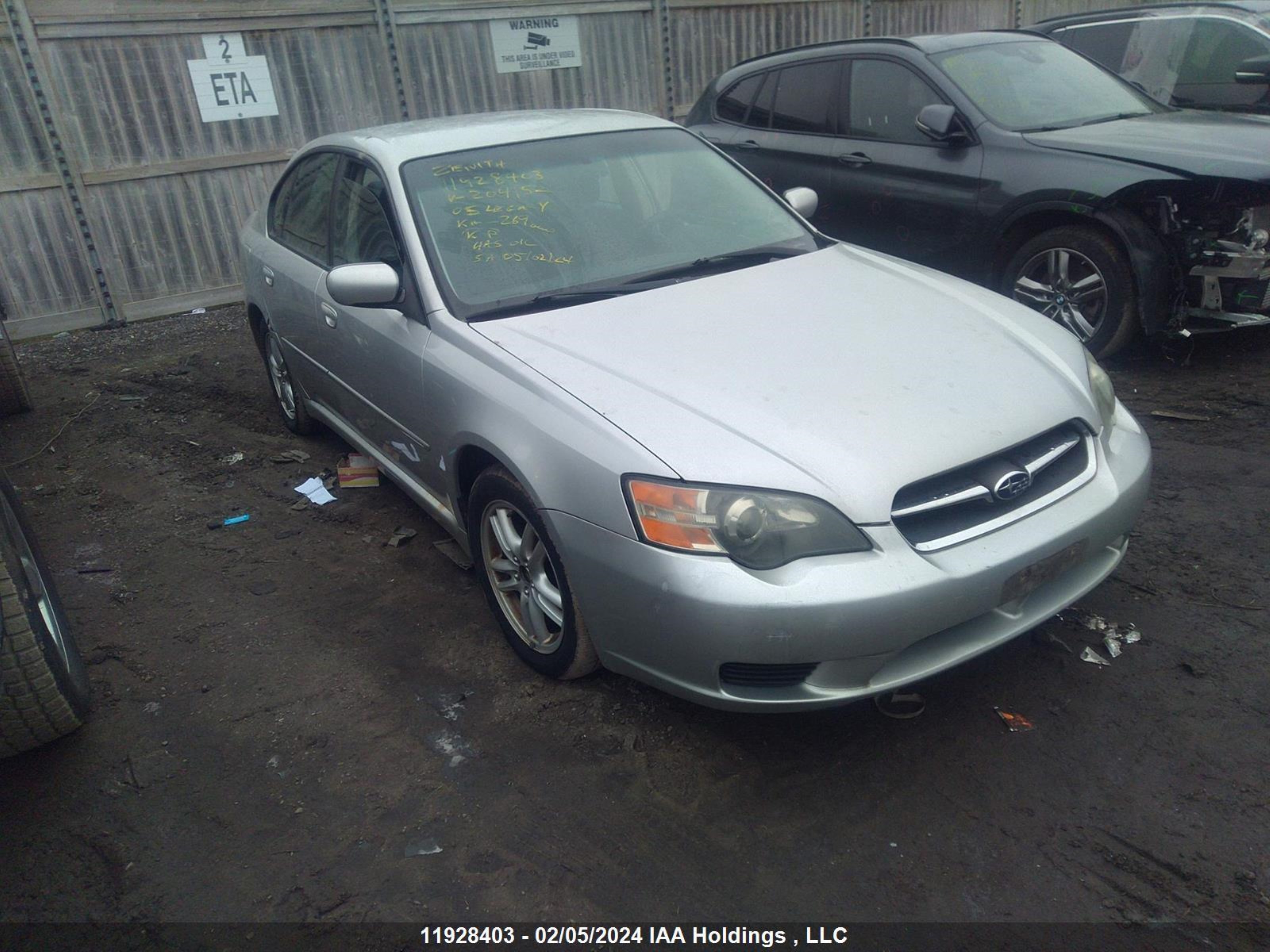 SUBARU LEGACY 2005 4s3bl616557204152