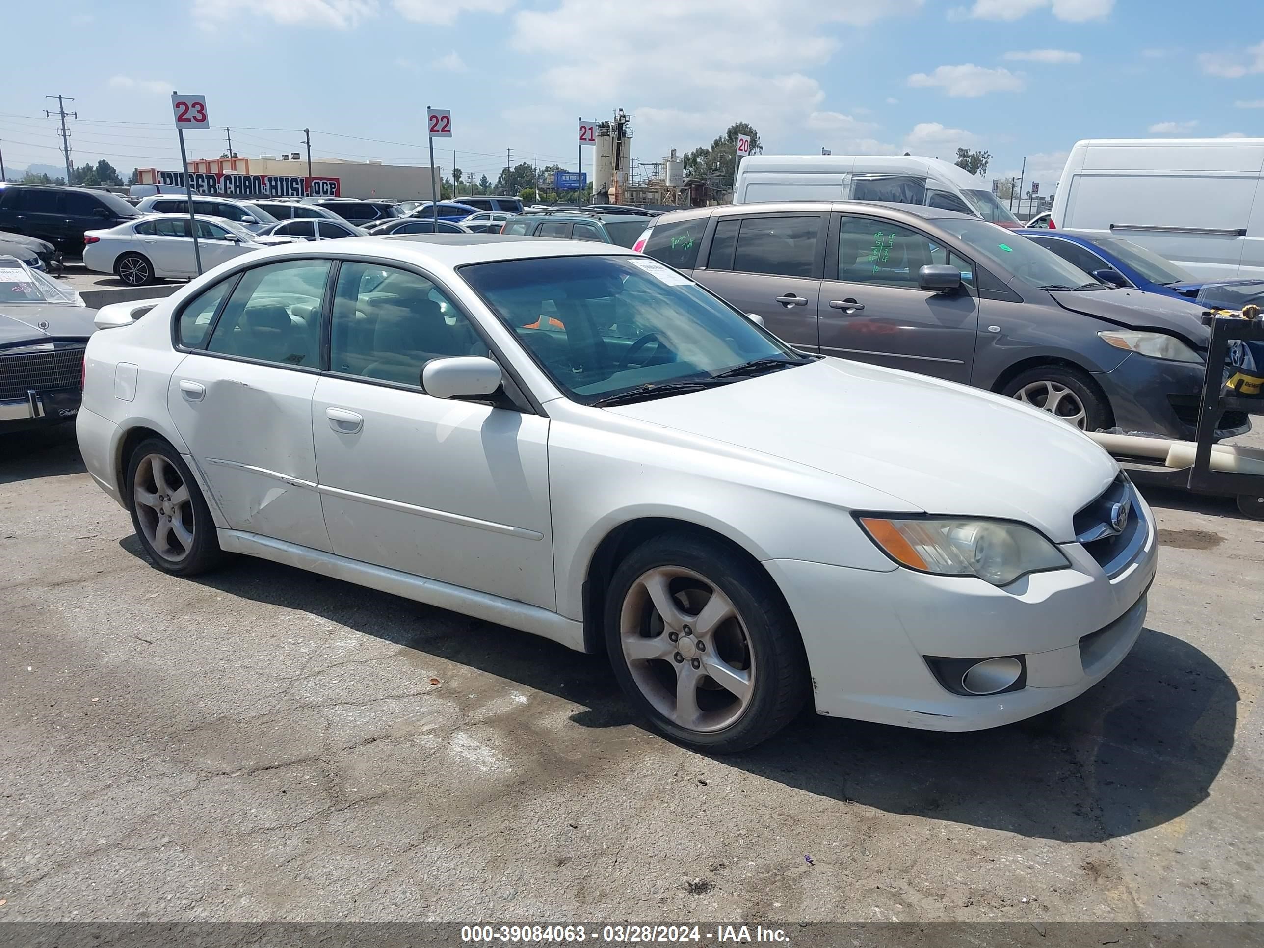 SUBARU LEGACY 2008 4s3bl626187221307