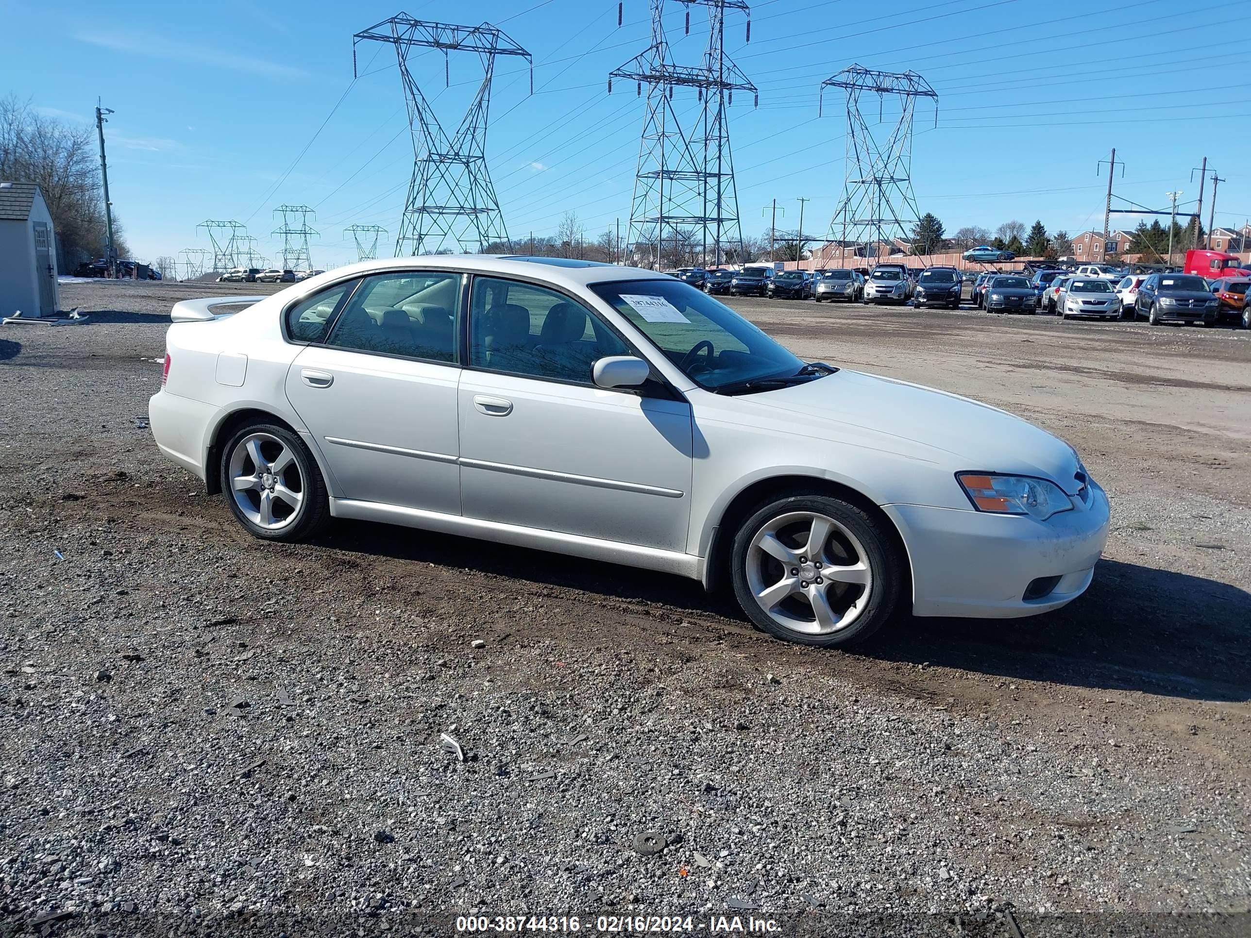 SUBARU LEGACY 2007 4s3bl626577212589