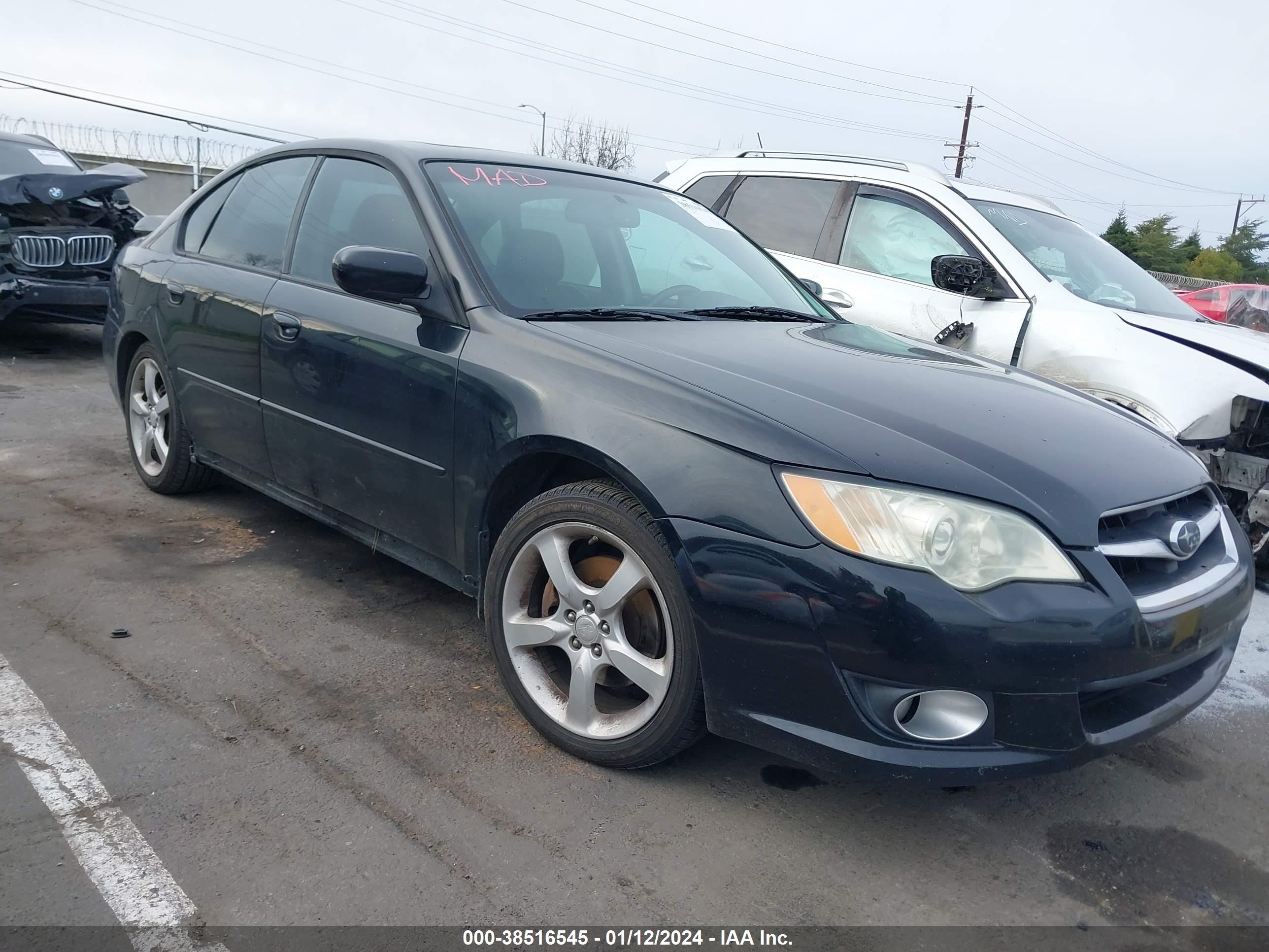 SUBARU LEGACY 2008 4s3bl626587206504