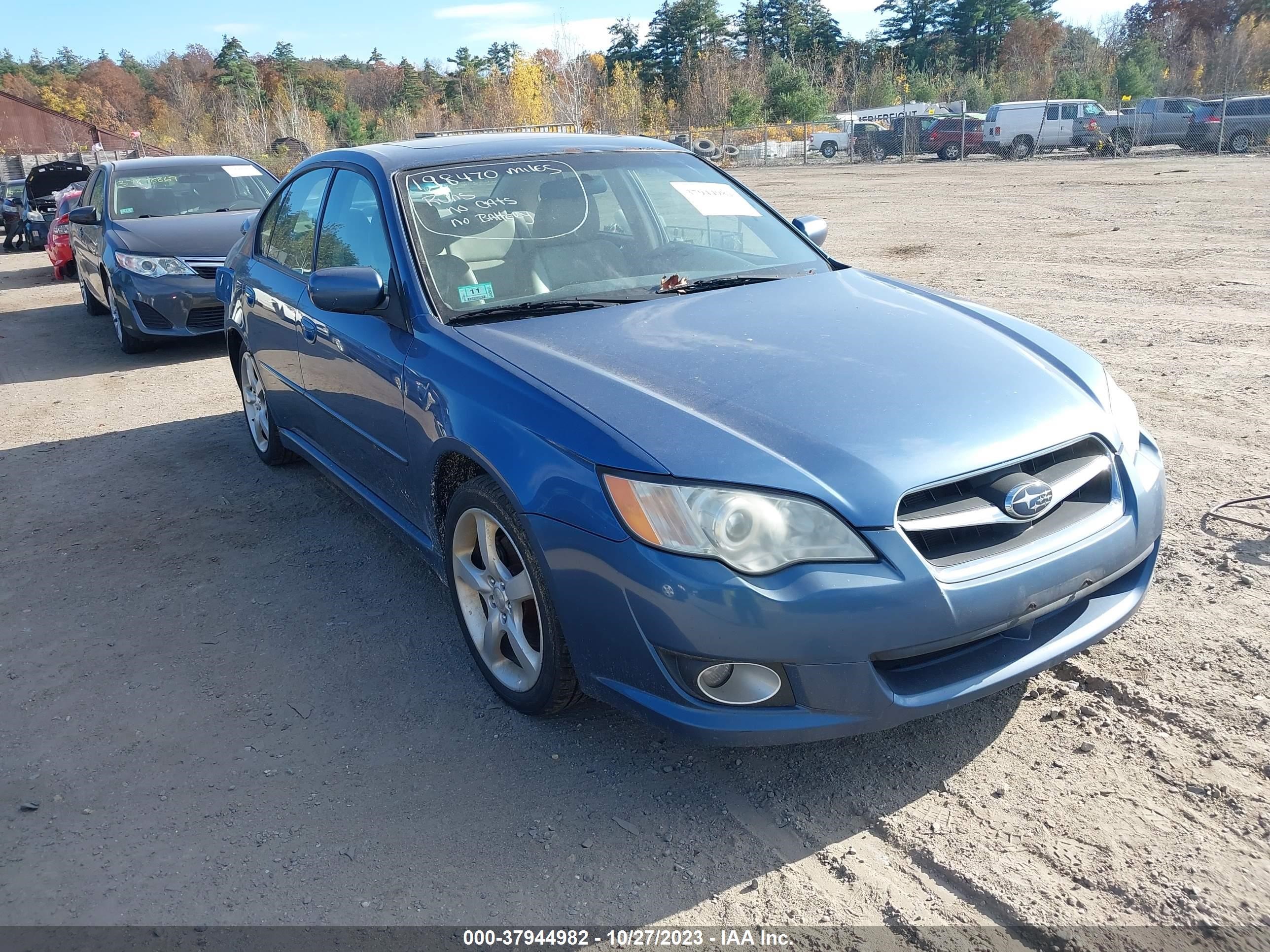 SUBARU LEGACY 2008 4s3bl626687206575