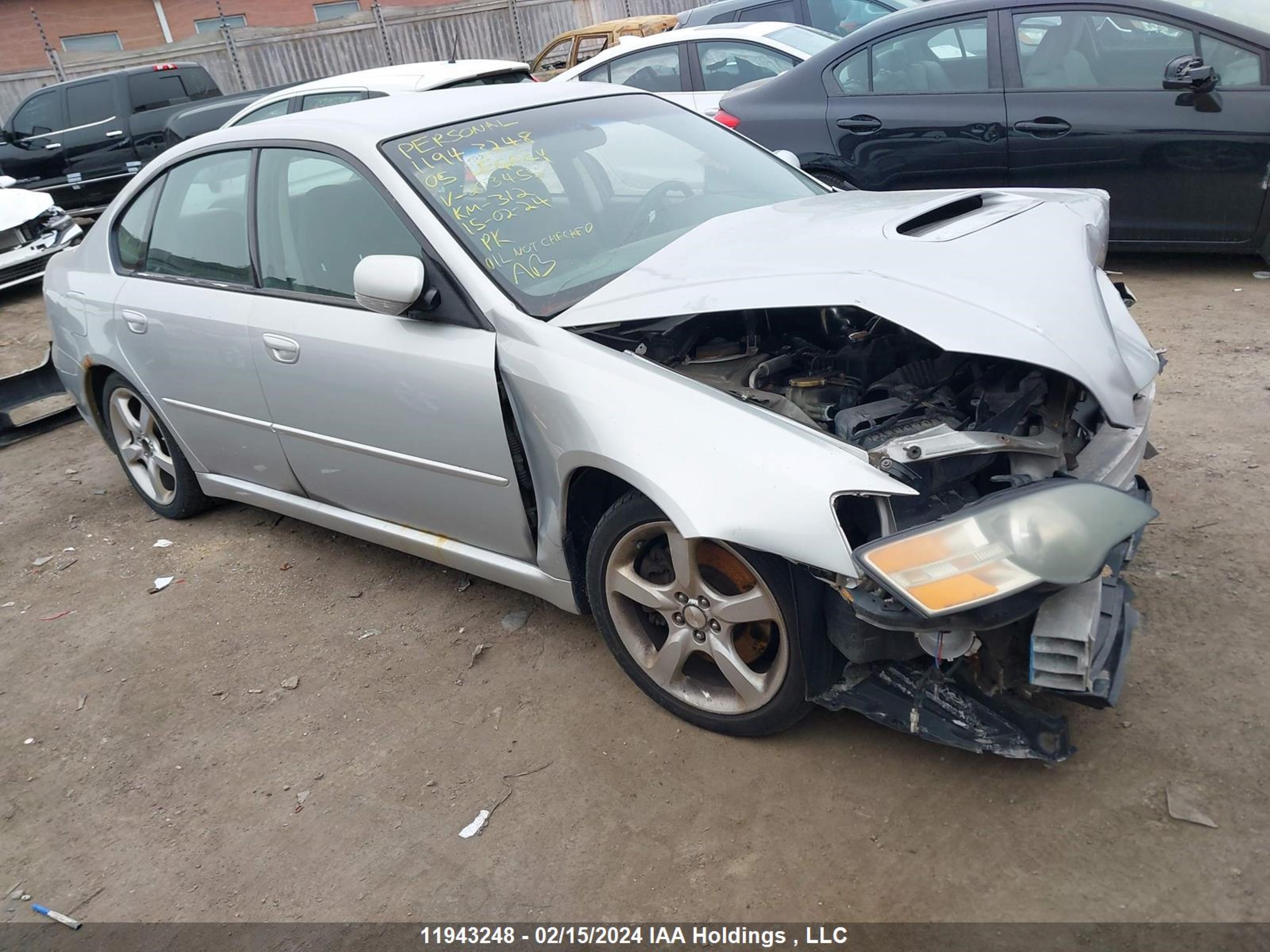 SUBARU LEGACY 2005 4s3bl686854203455