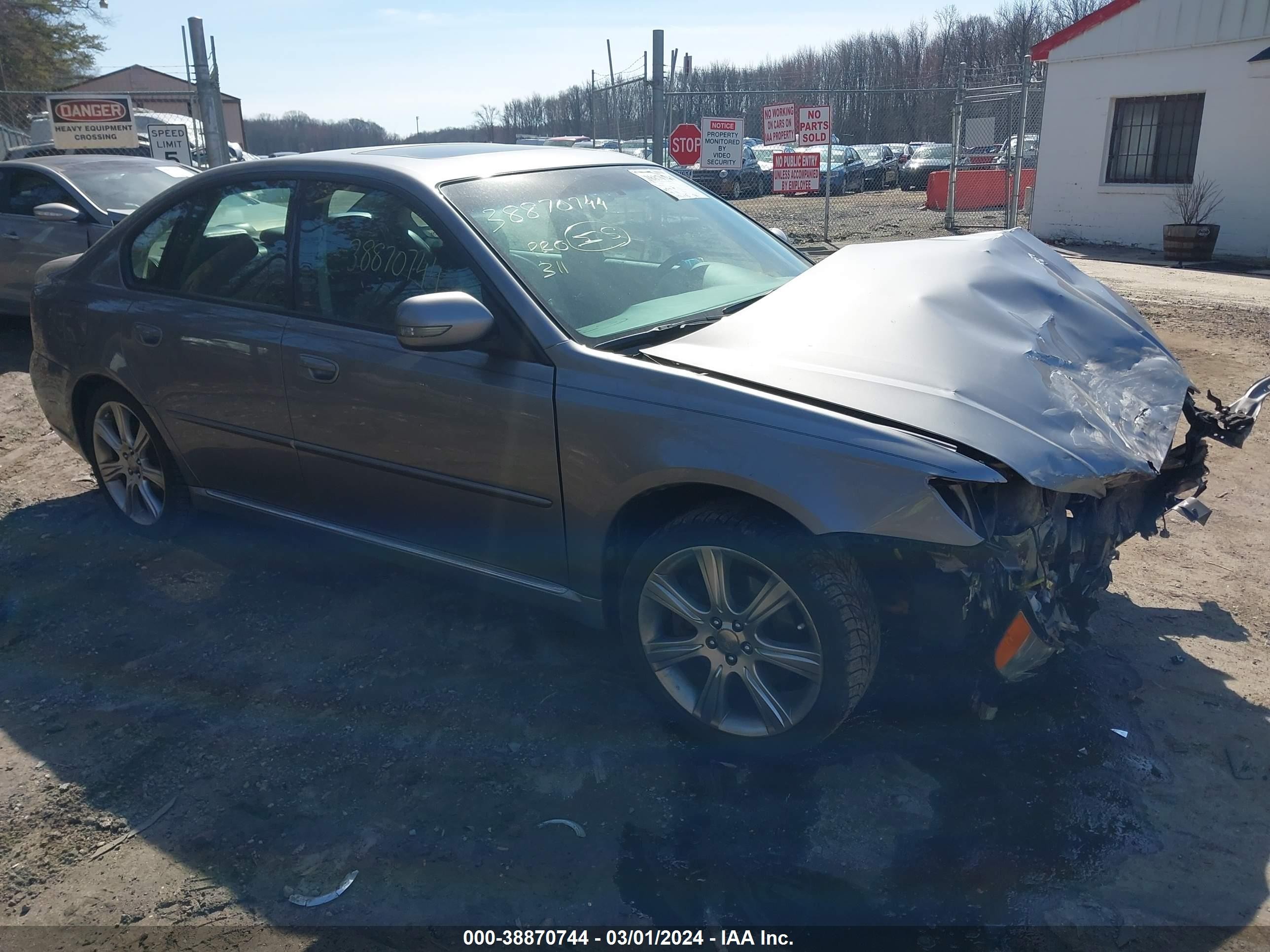 SUBARU LEGACY 2008 4s3bl856784226150