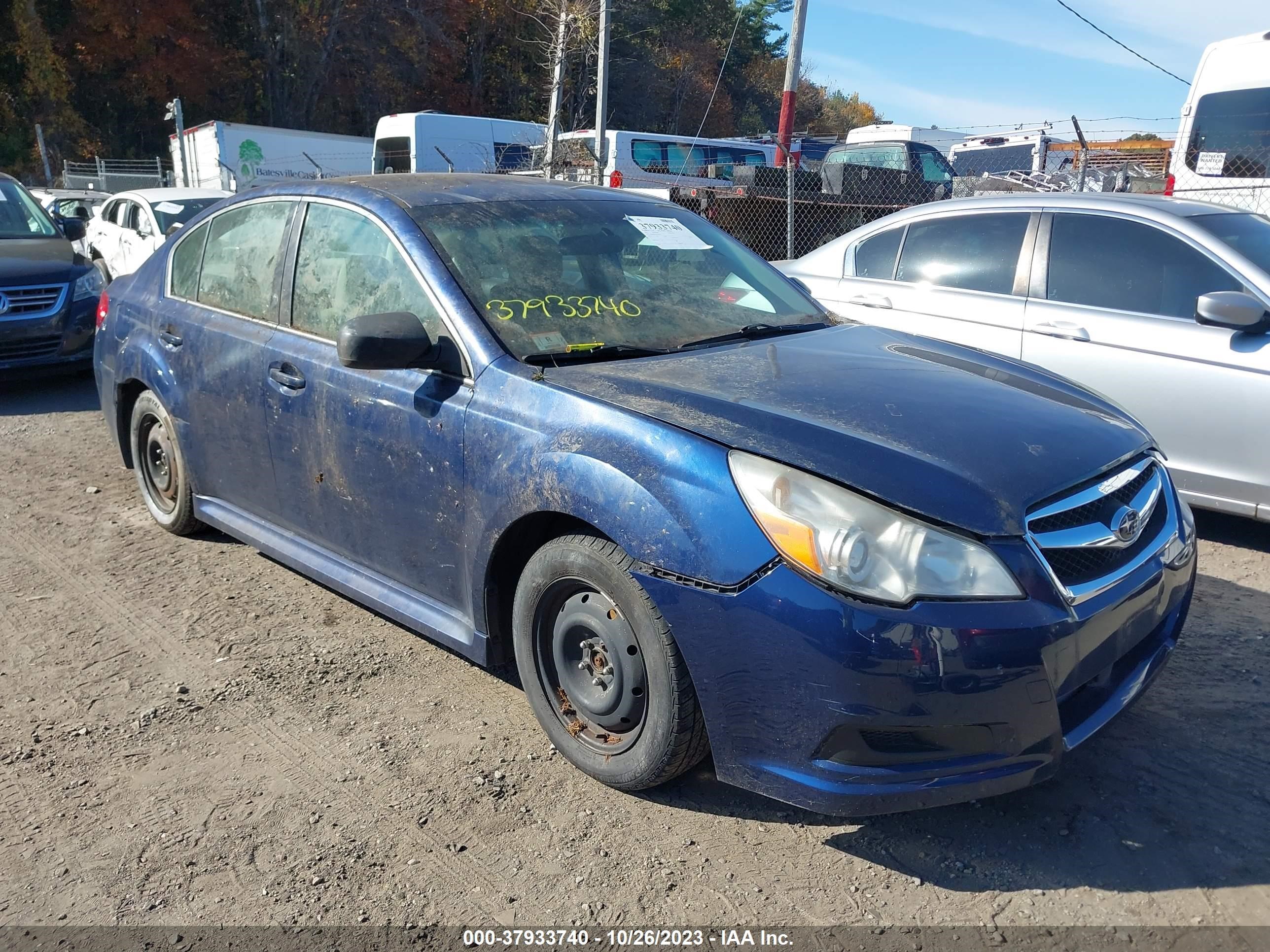 SUBARU LEGACY 2011 4s3bmba67b3229949