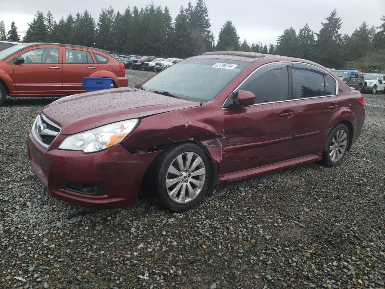 SUBARU LEGACY 2011 4s3bmbk62b3253915