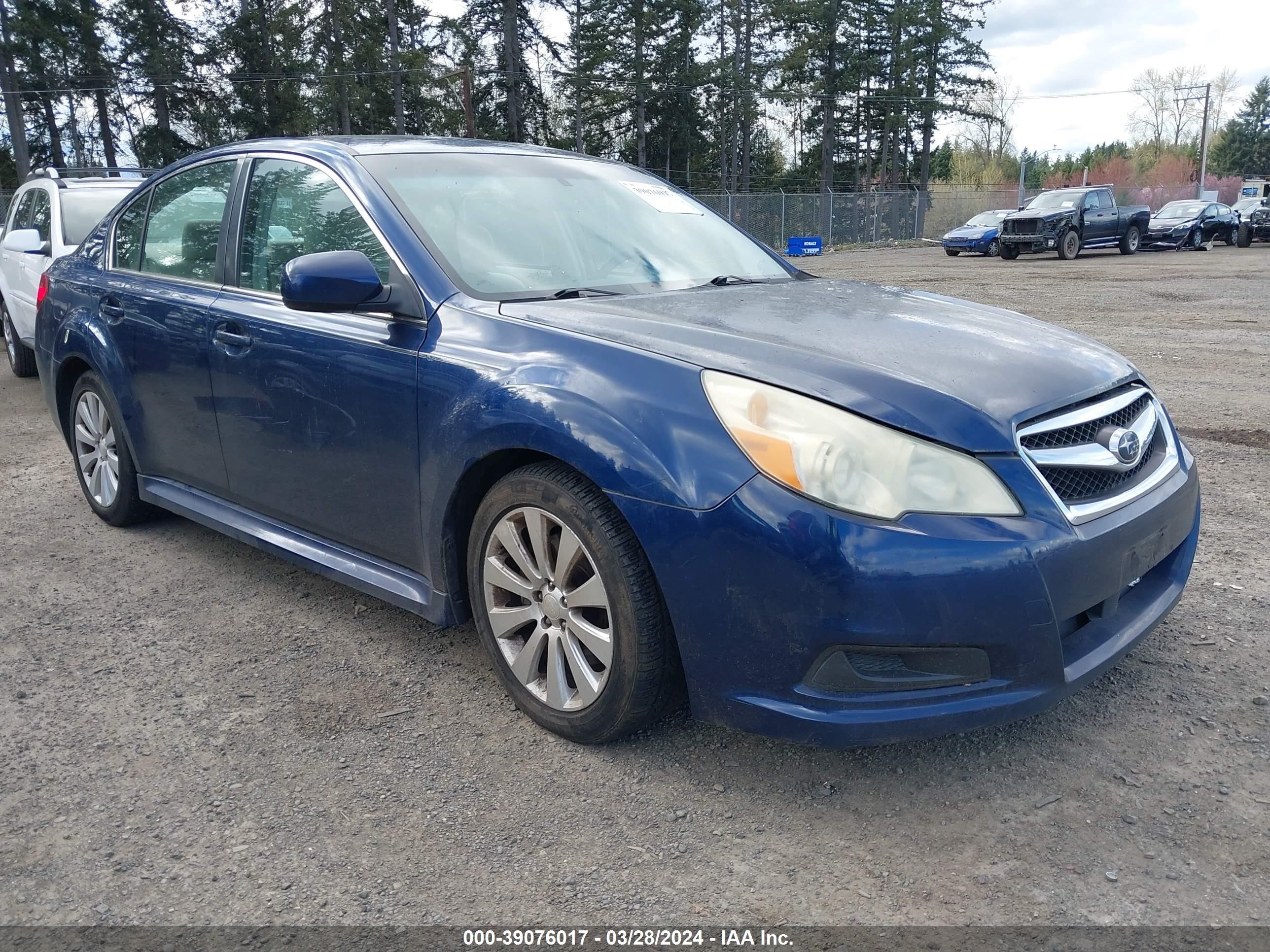 SUBARU LEGACY 2011 4s3bmdk63b2215966