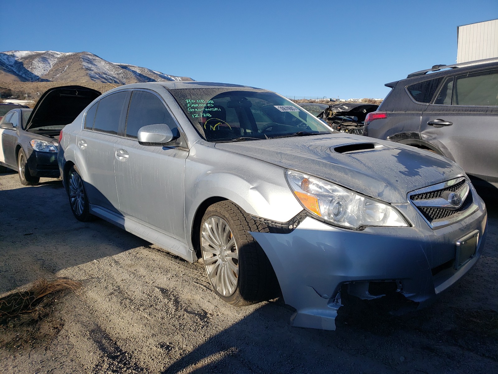 SUBARU LEGACY 2.5 2012 4s3bmfk69c1017640