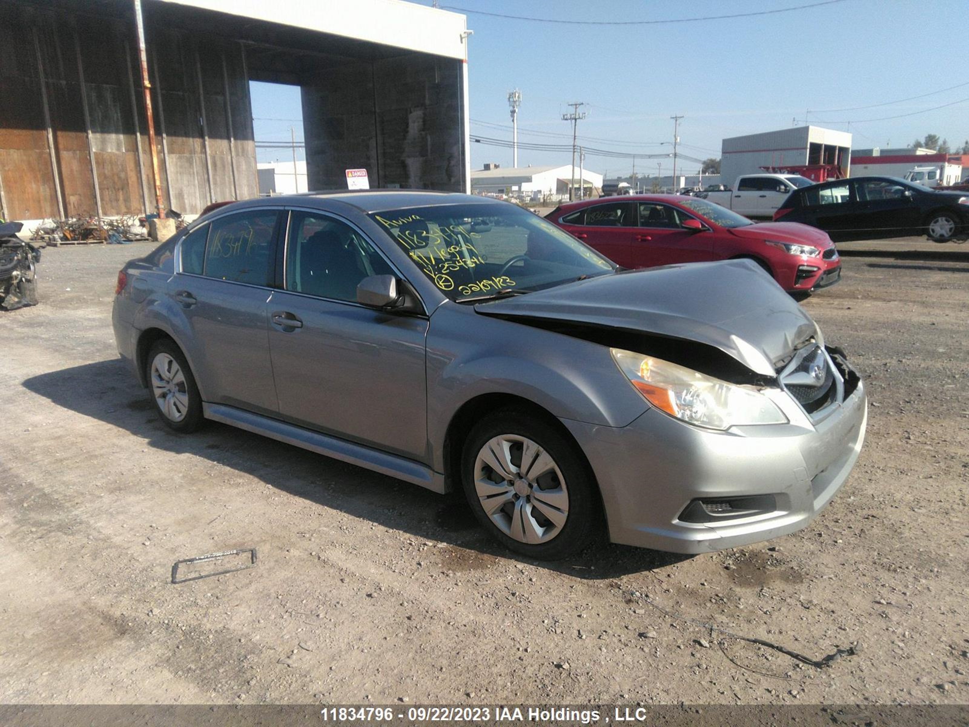 SUBARU LEGACY 2011 4s3bmga63b1254341