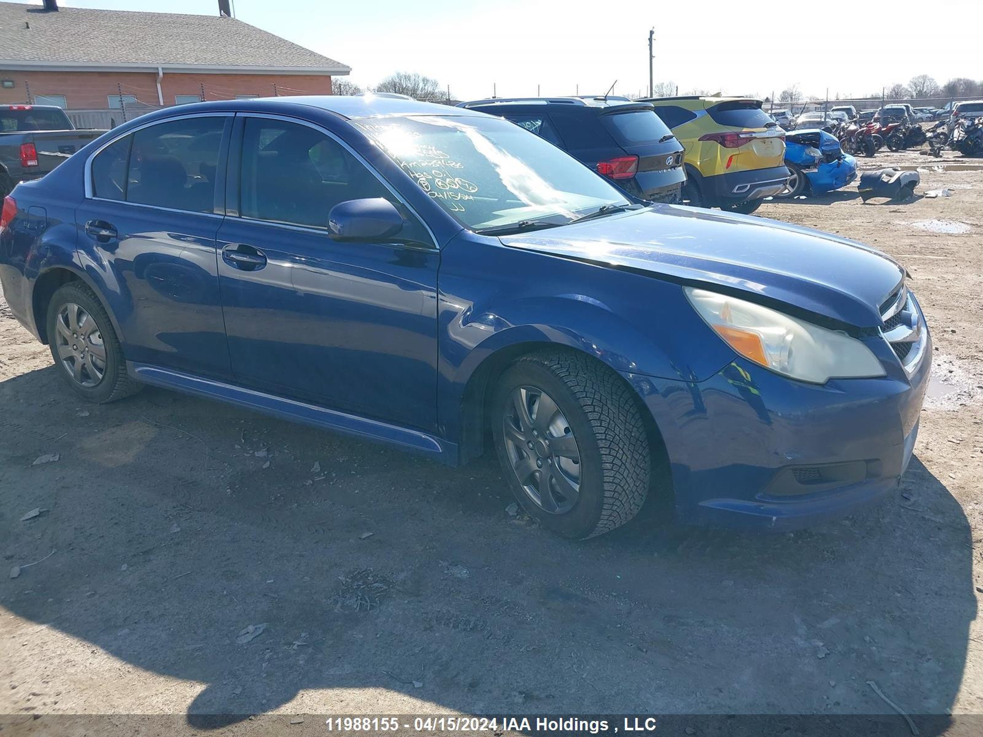 SUBARU LEGACY 2010 4s3bmga6xa3226555