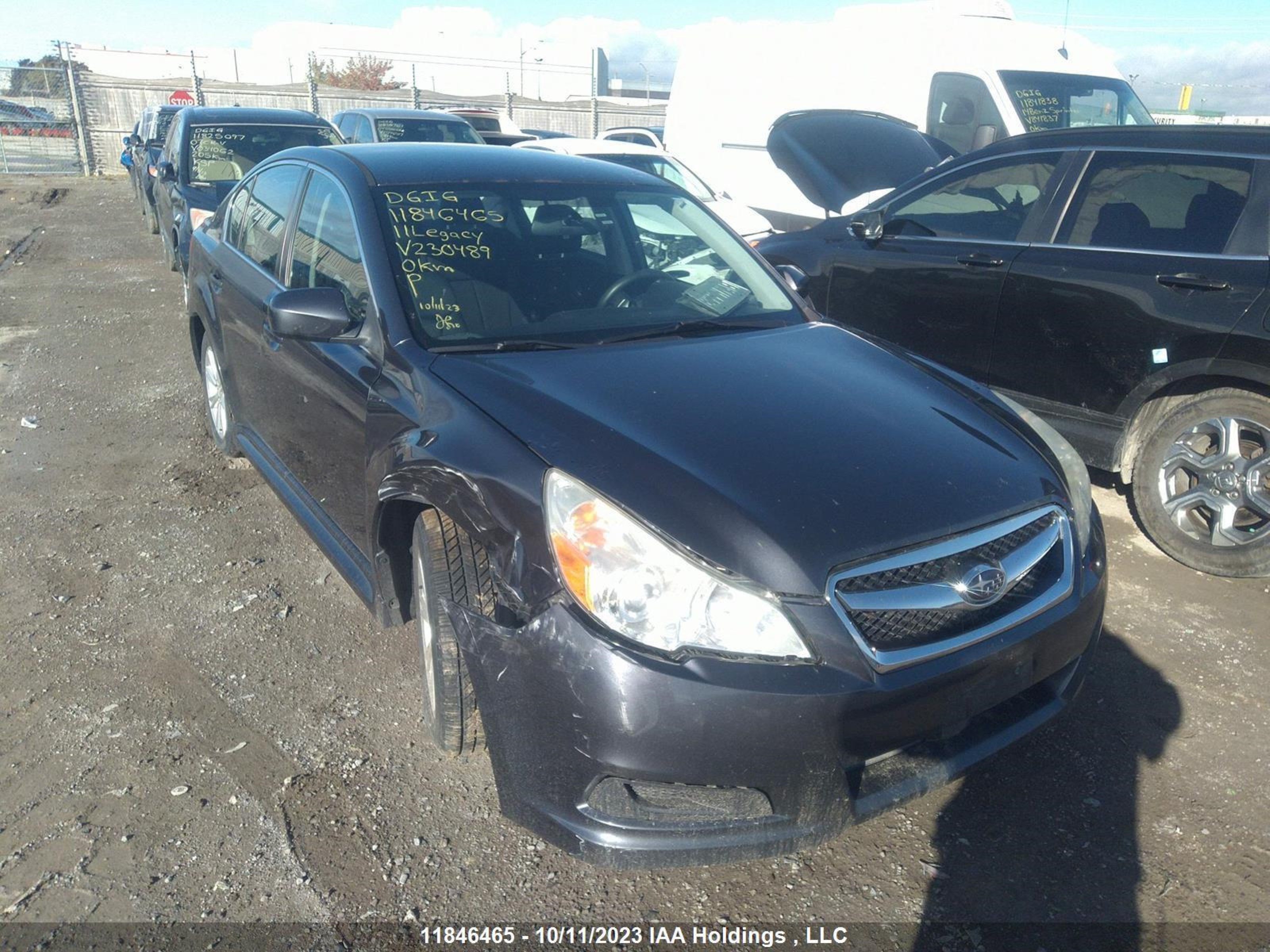 SUBARU LEGACY 2011 4s3bmgb6xb3230489