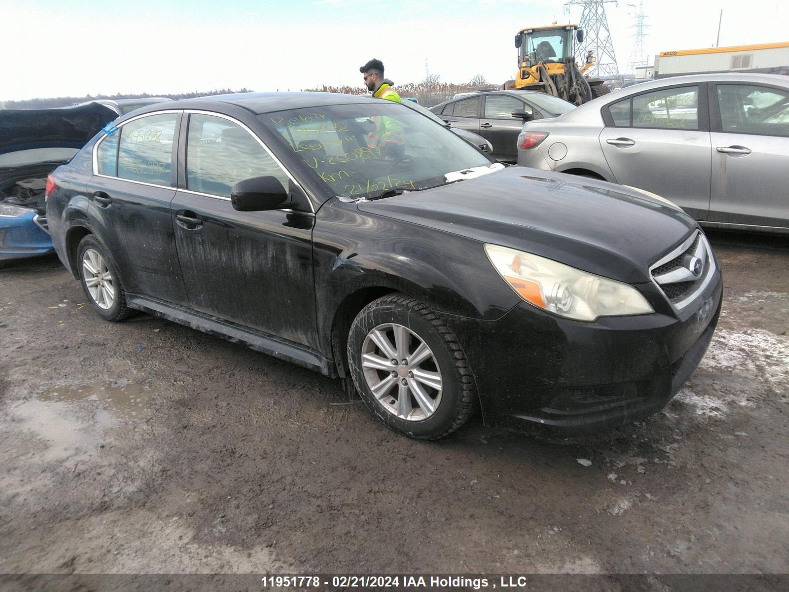 SUBARU LEGACY 2011 4s3bmgb6xb3260897