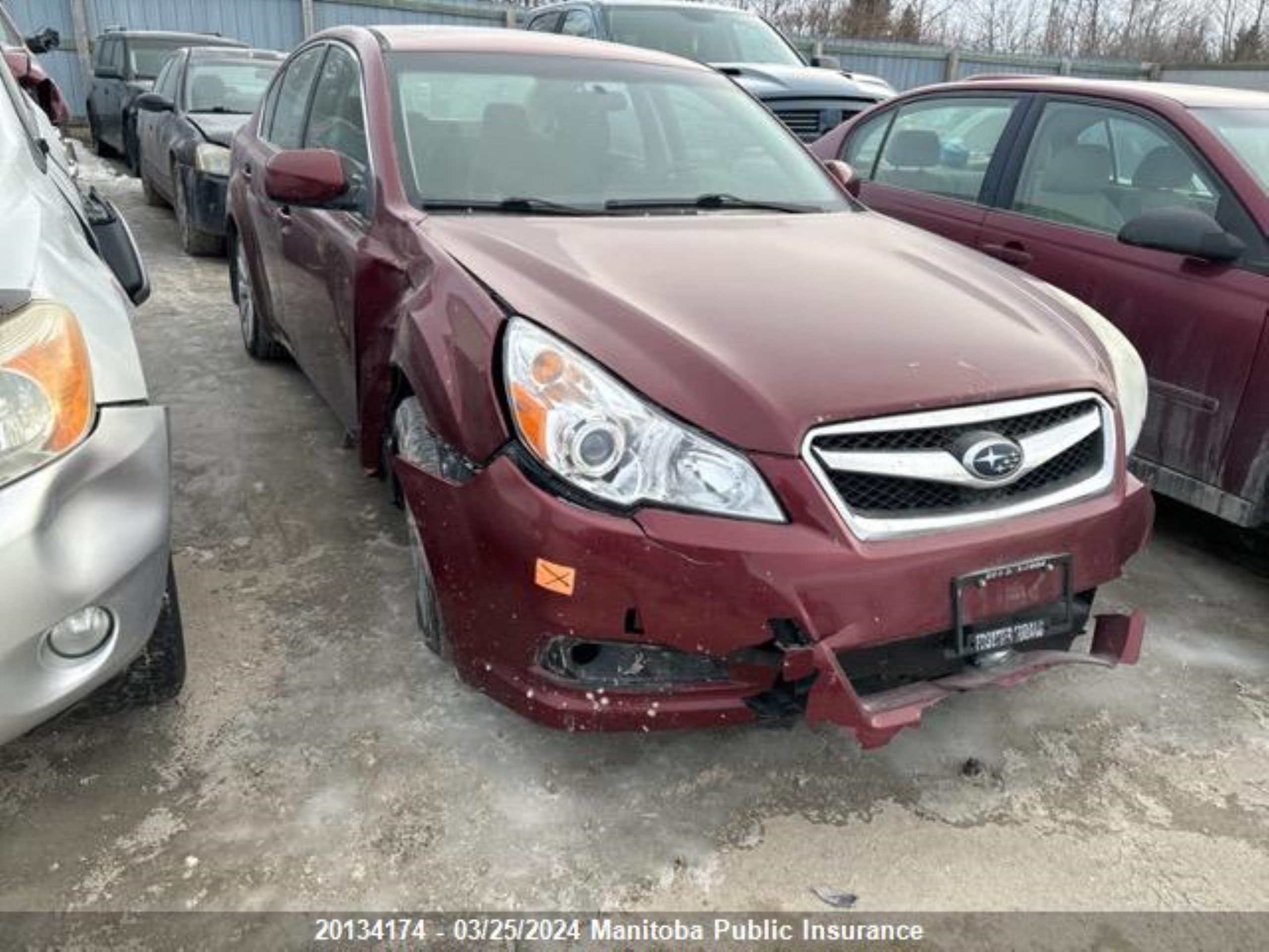 SUBARU LEGACY 2012 4s3bmgg64c3028757