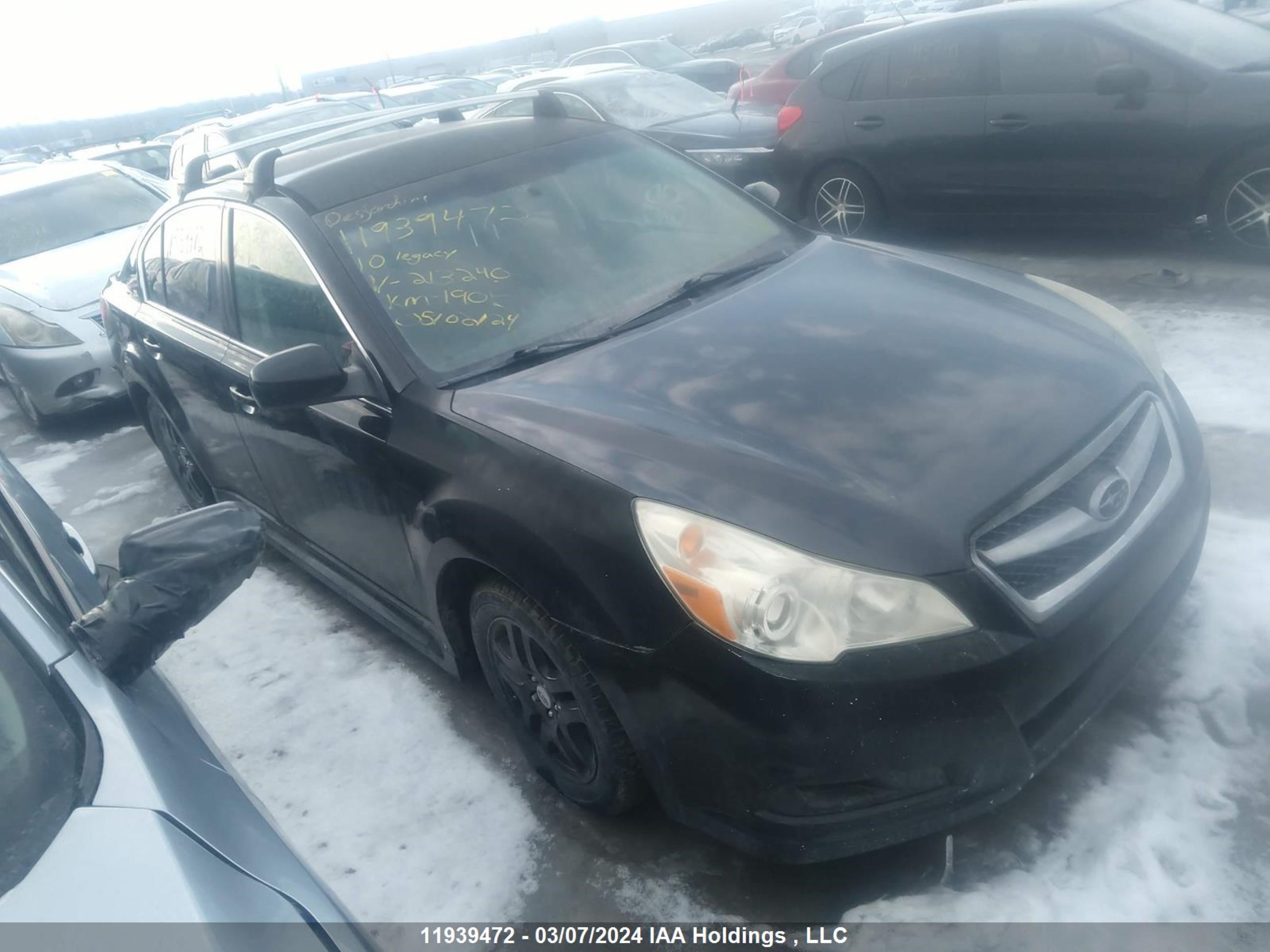 SUBARU LEGACY 2010 4s3bmhb62a3213240