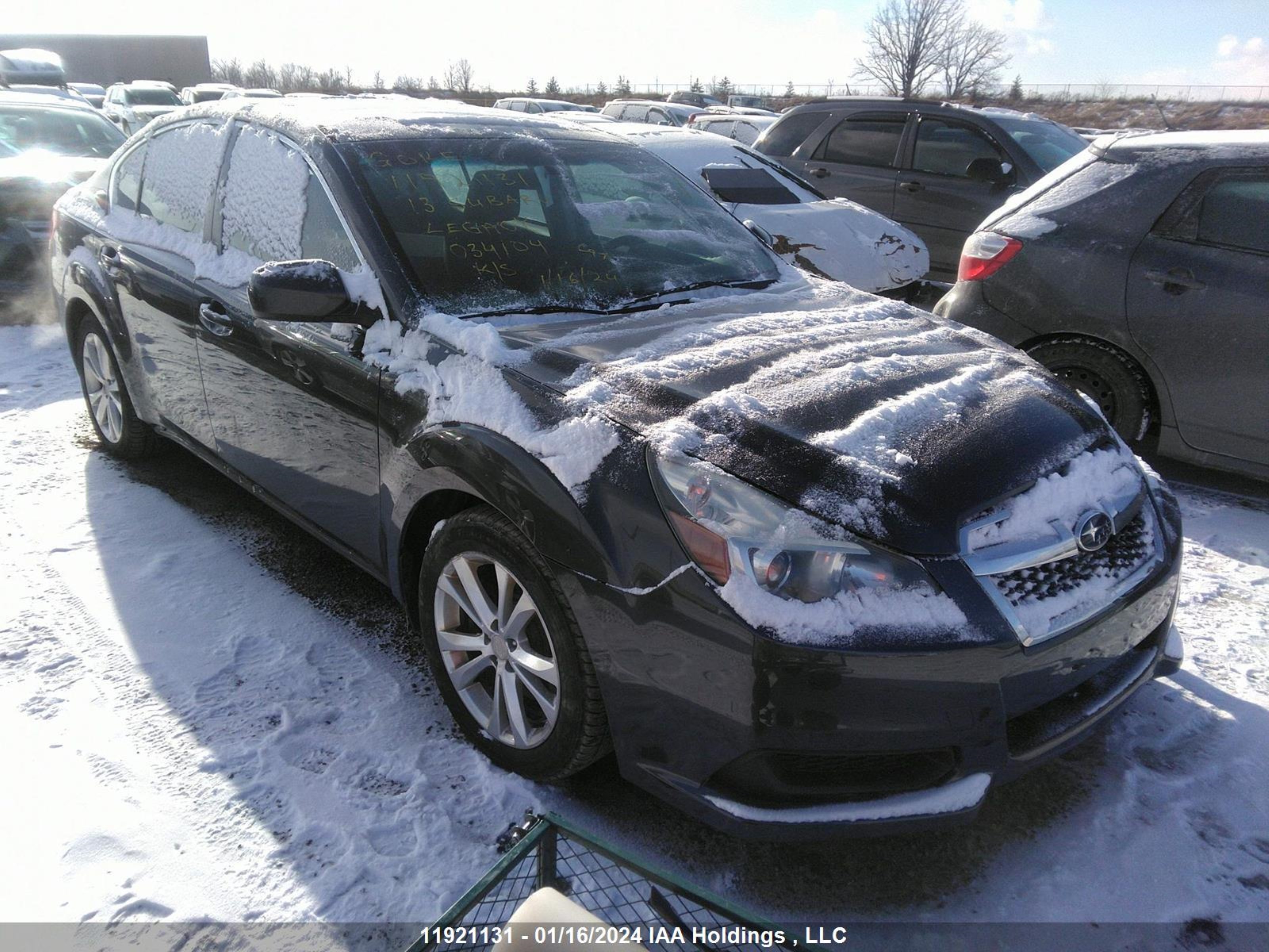 SUBARU LEGACY 2013 4s3bmjc68d2034104