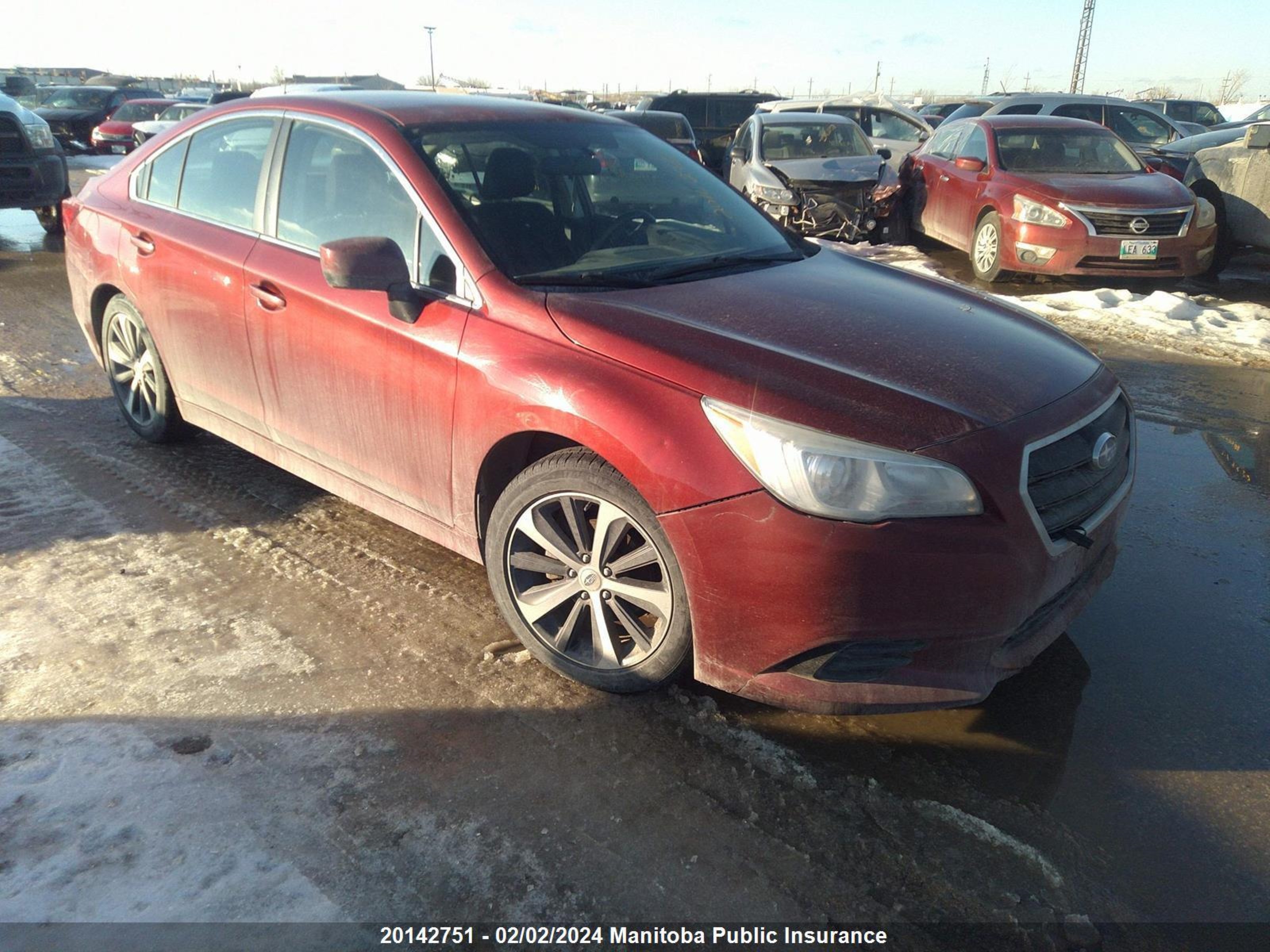 SUBARU LEGACY 2015 4s3bnca65f3006060