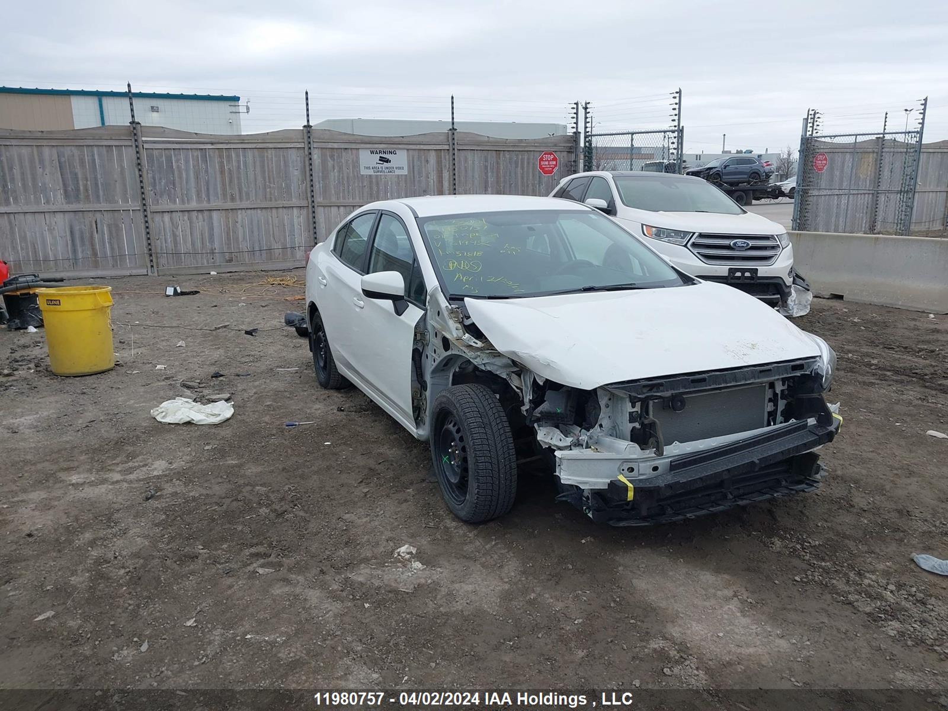 SUBARU IMPREZA 2018 4s3gkab65j3619452