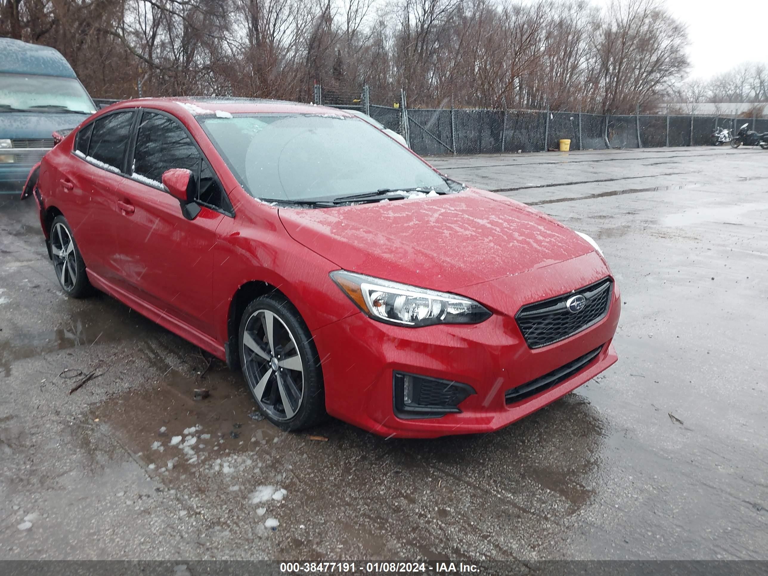 SUBARU IMPREZA 2018 4s3gkal65j3621474