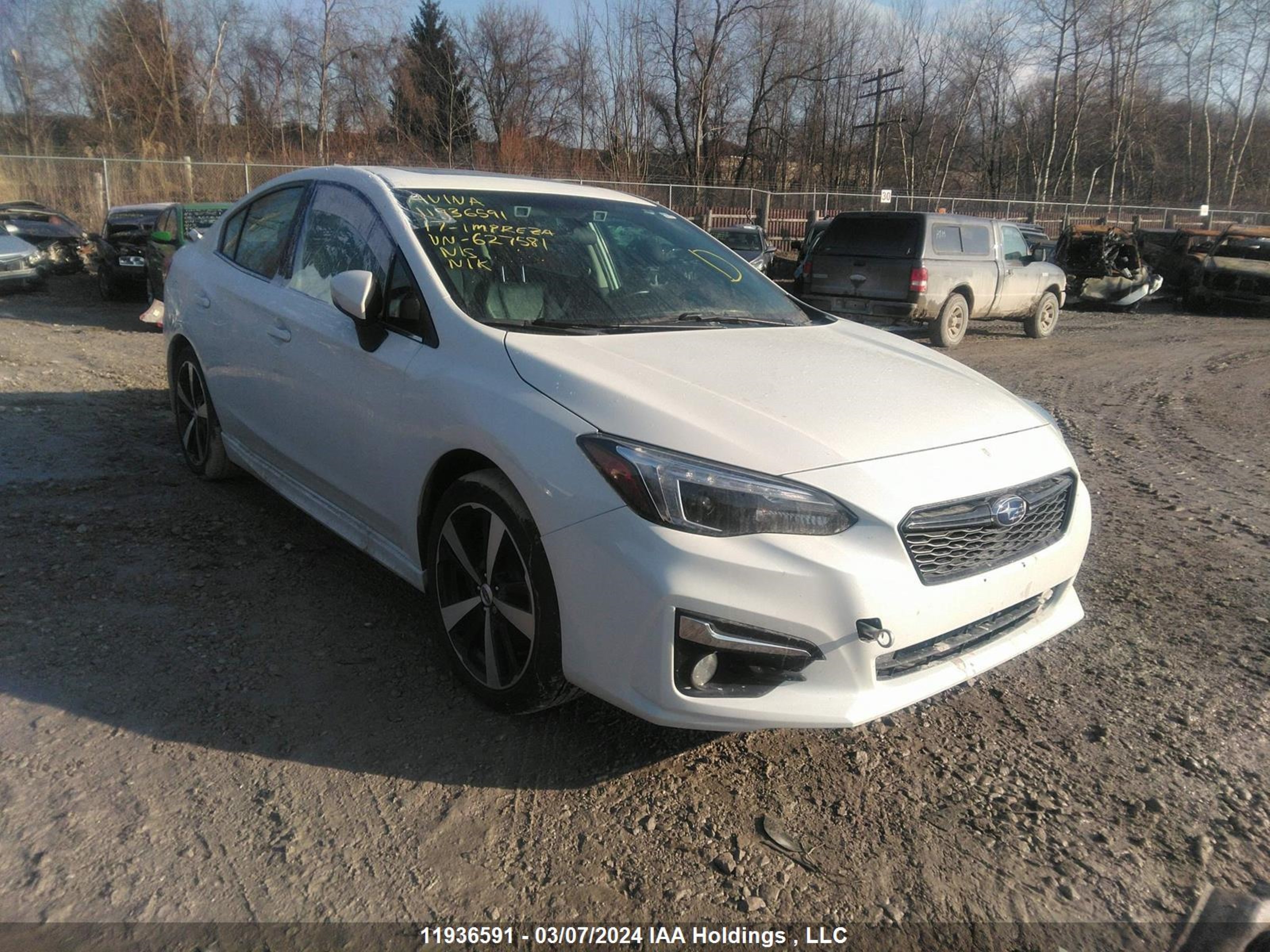 SUBARU IMPREZA 2017 4s3gkau62h3627581