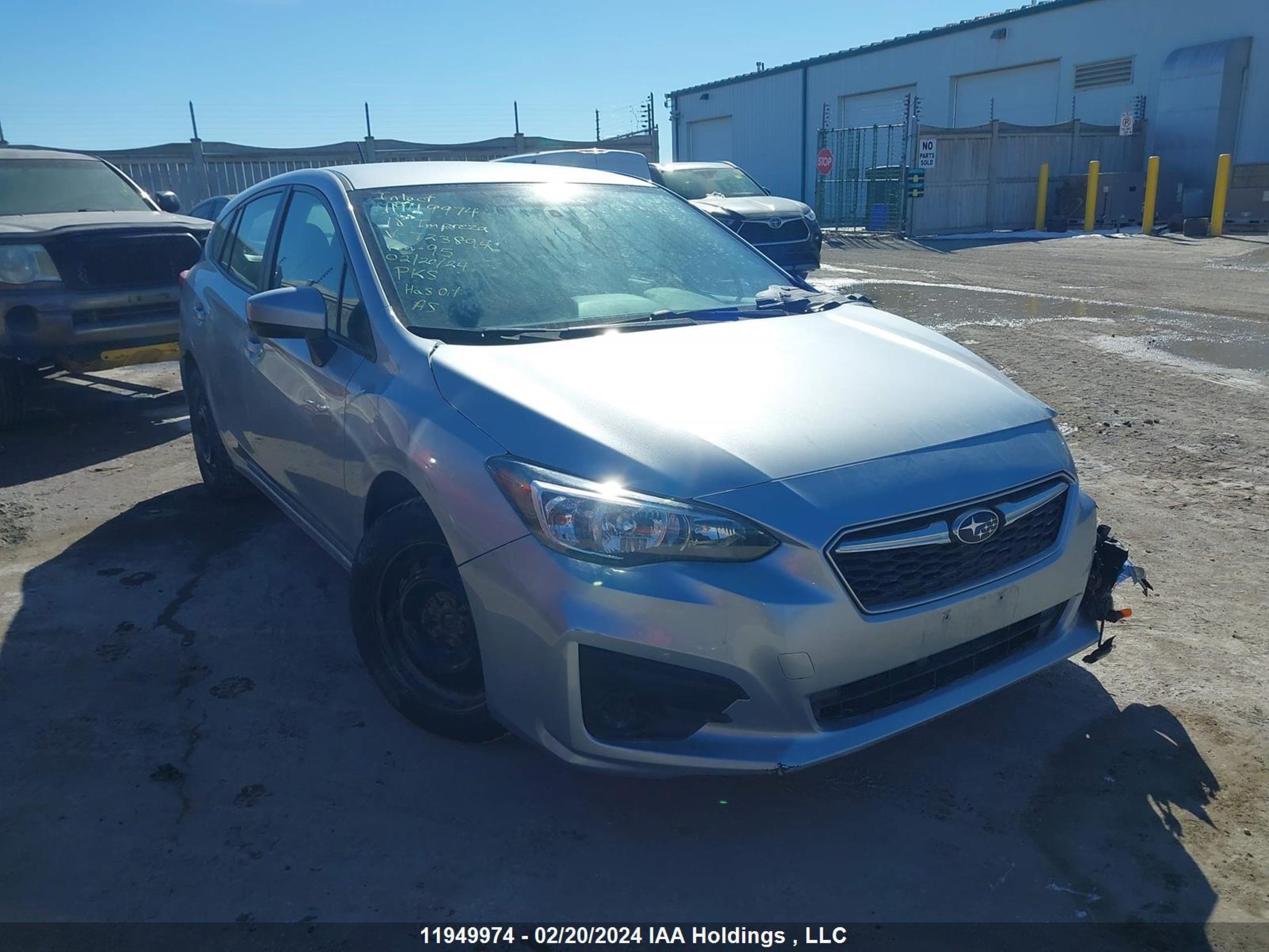 SUBARU IMPREZA 2018 4s3gtaa60j3723894