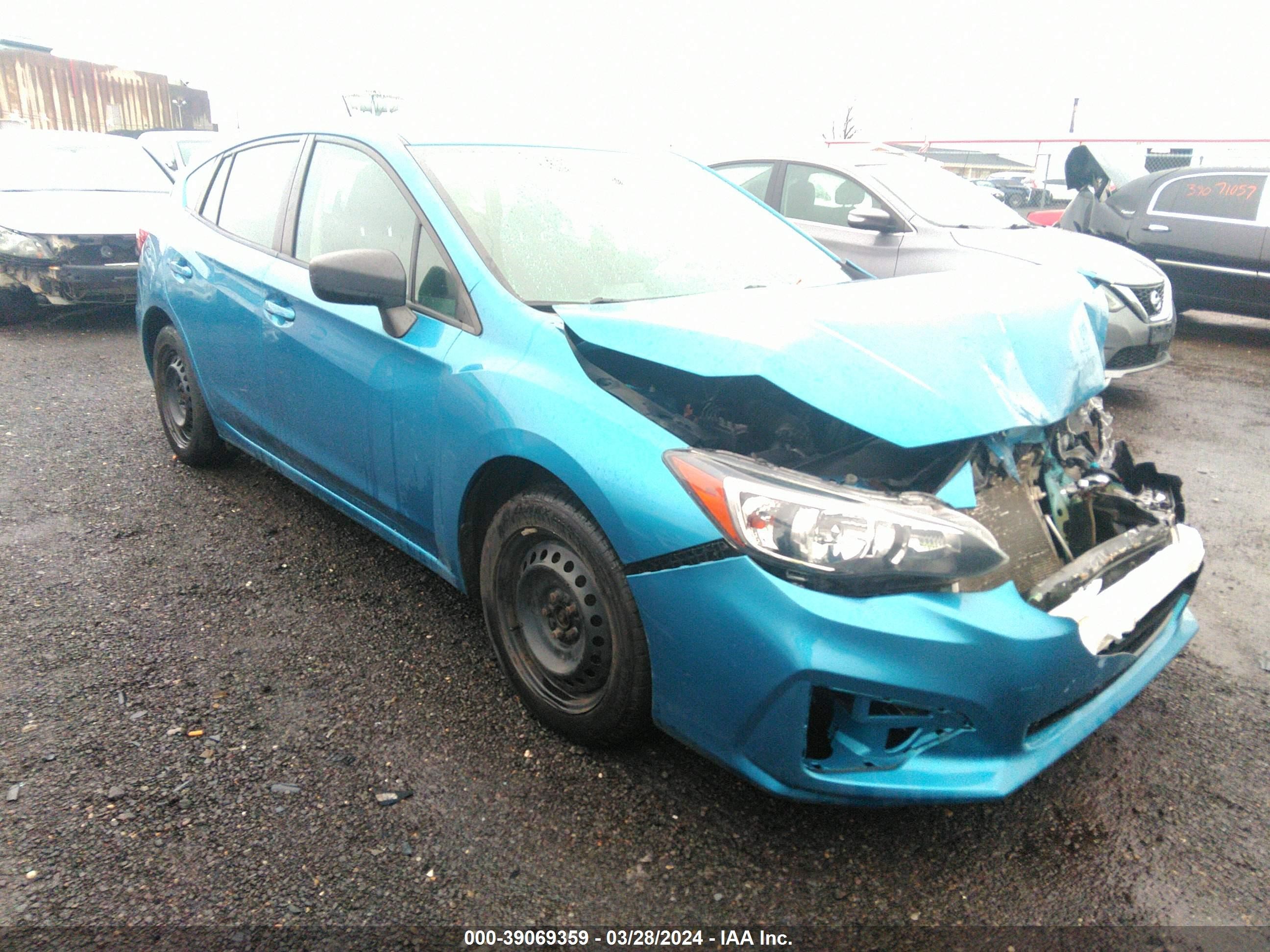 SUBARU IMPREZA 2018 4s3gtaa61j3721345