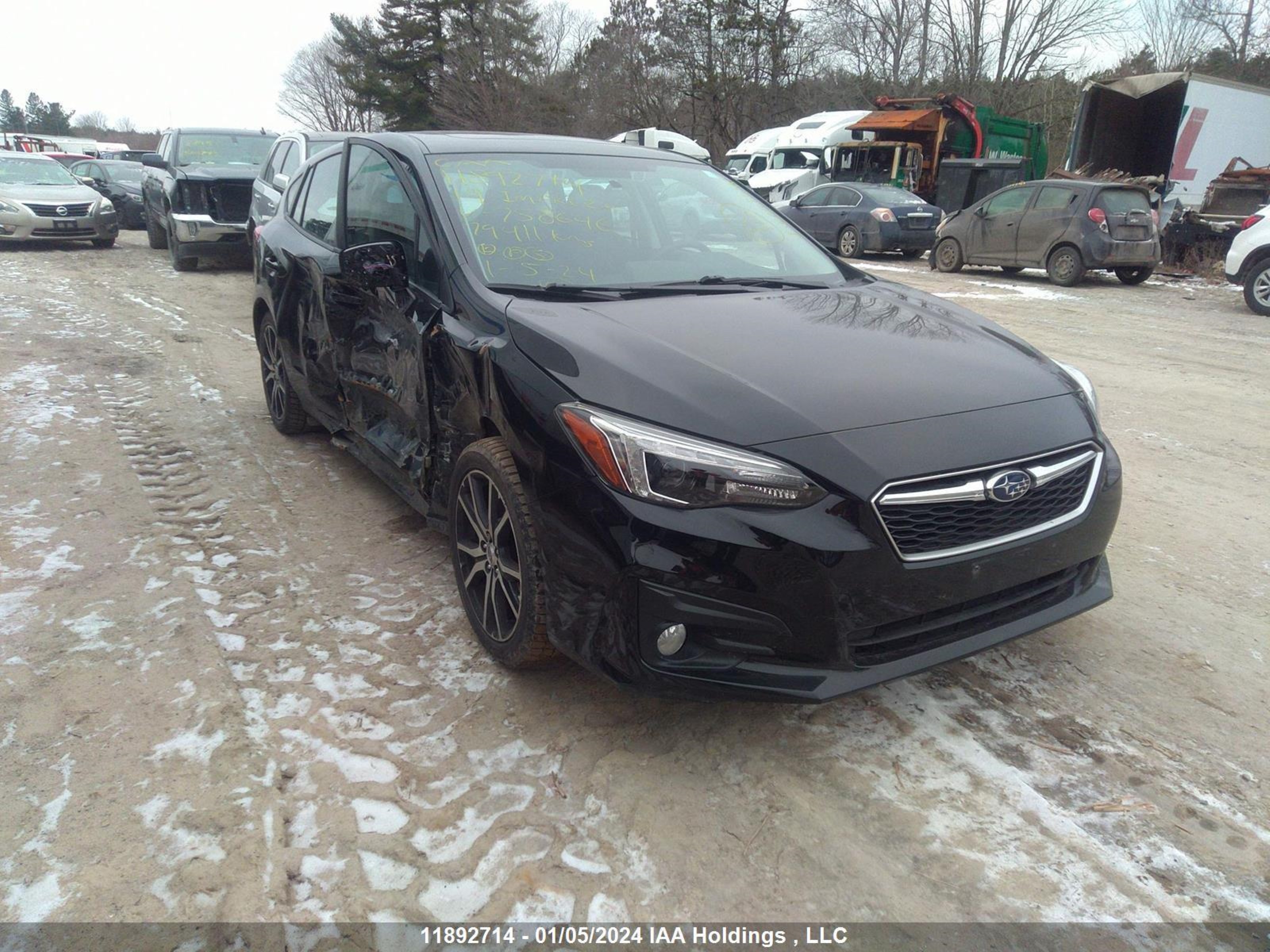 SUBARU IMPREZA 2019 4s3gtag61k3758646