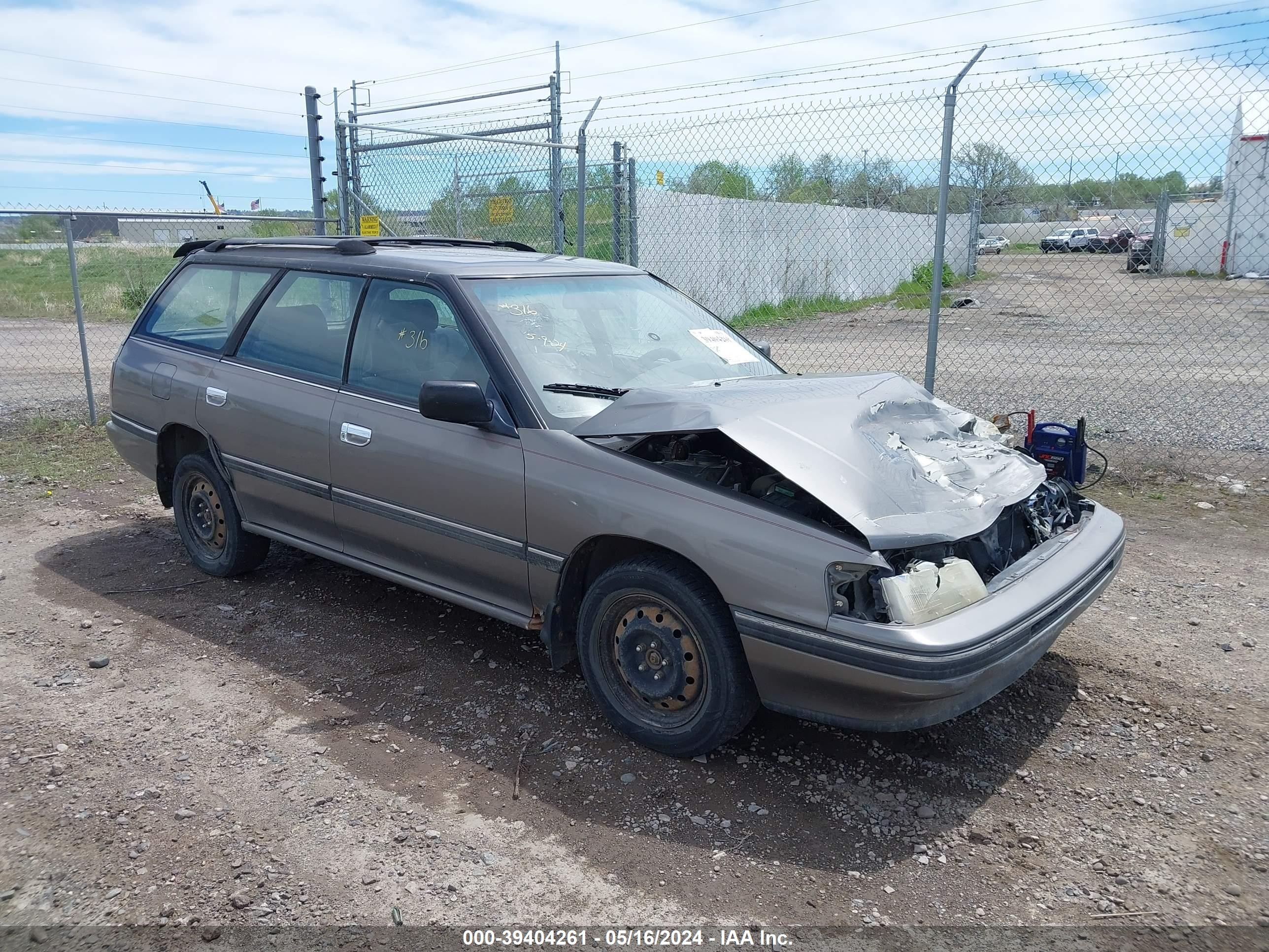 SUBARU LEGACY 1991 4s4bj63c0m7925014