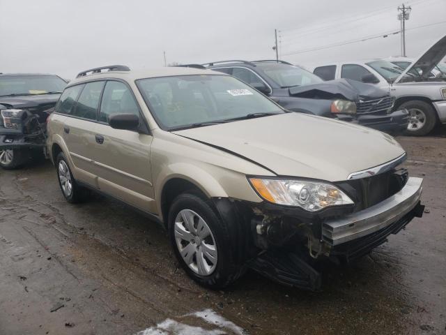 SUBARU OUTBACK 2008 4s4bp60c187312148